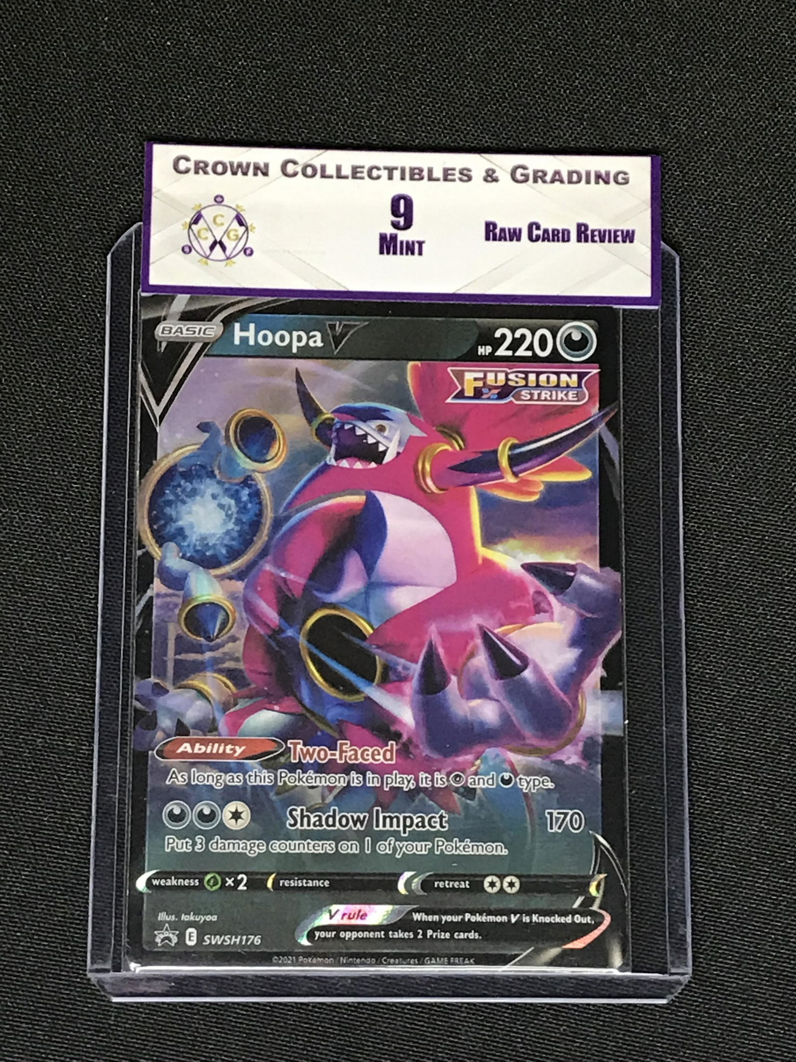 Hoopa V Pokemon Card RCR 9 (1 of 1)