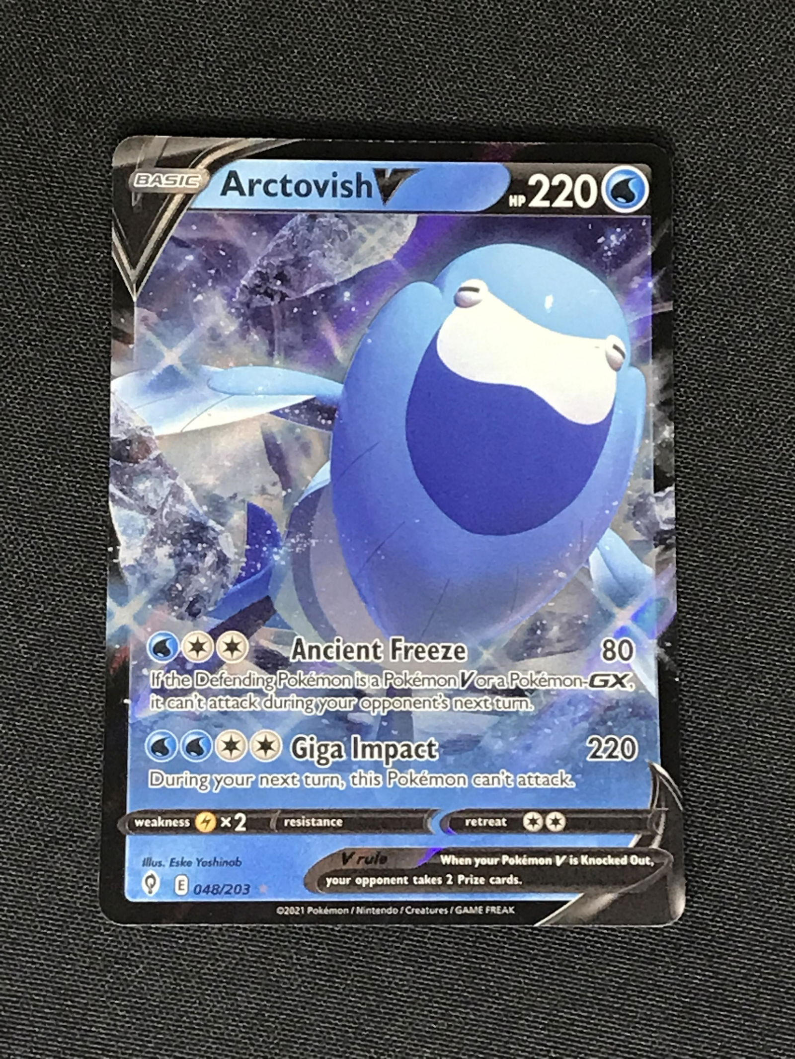 Arctovish V Pokemon single (1 of 1)