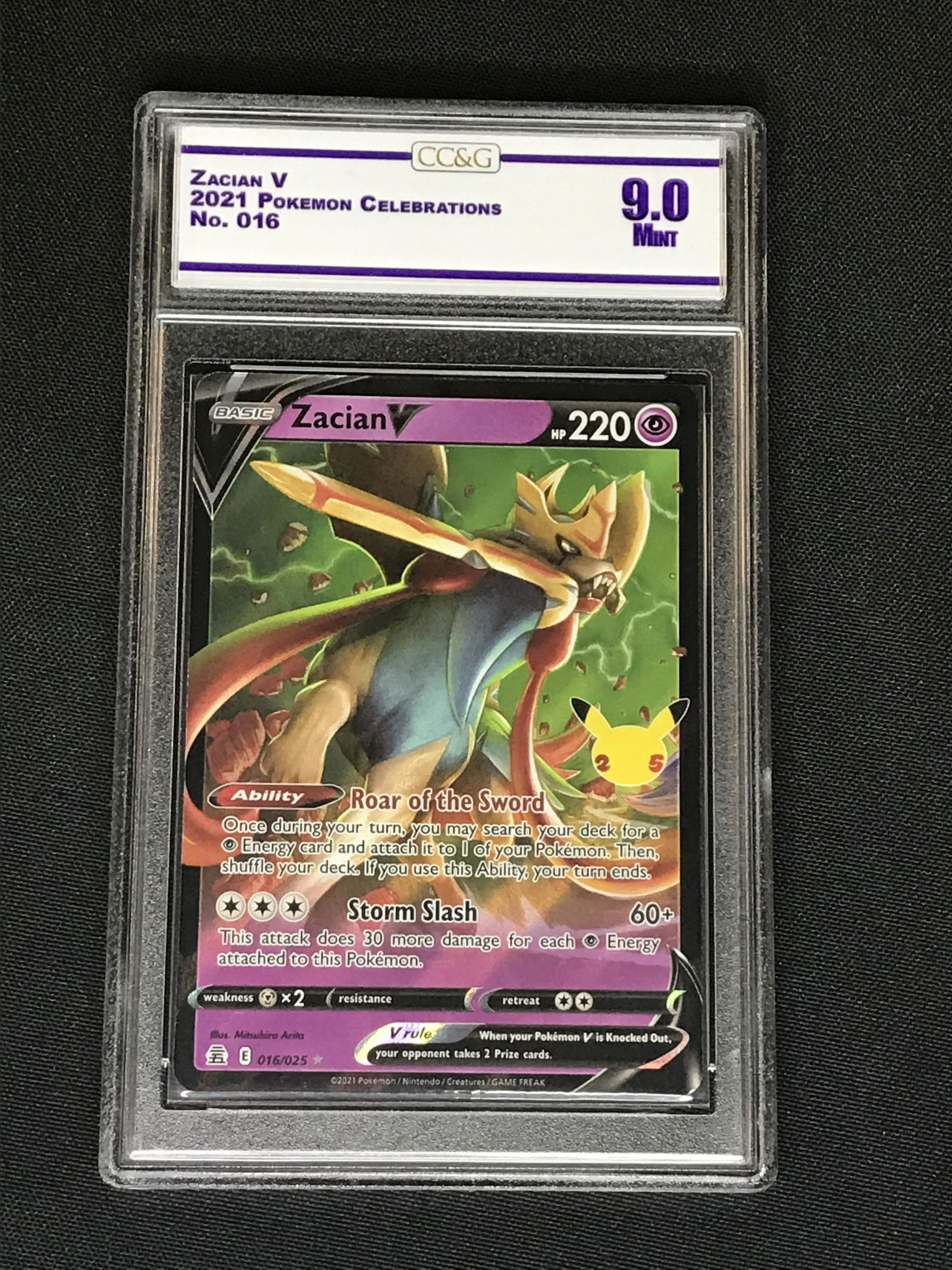 Zacian V Pokemon Celebrations CC&G 9 (1 of 1)