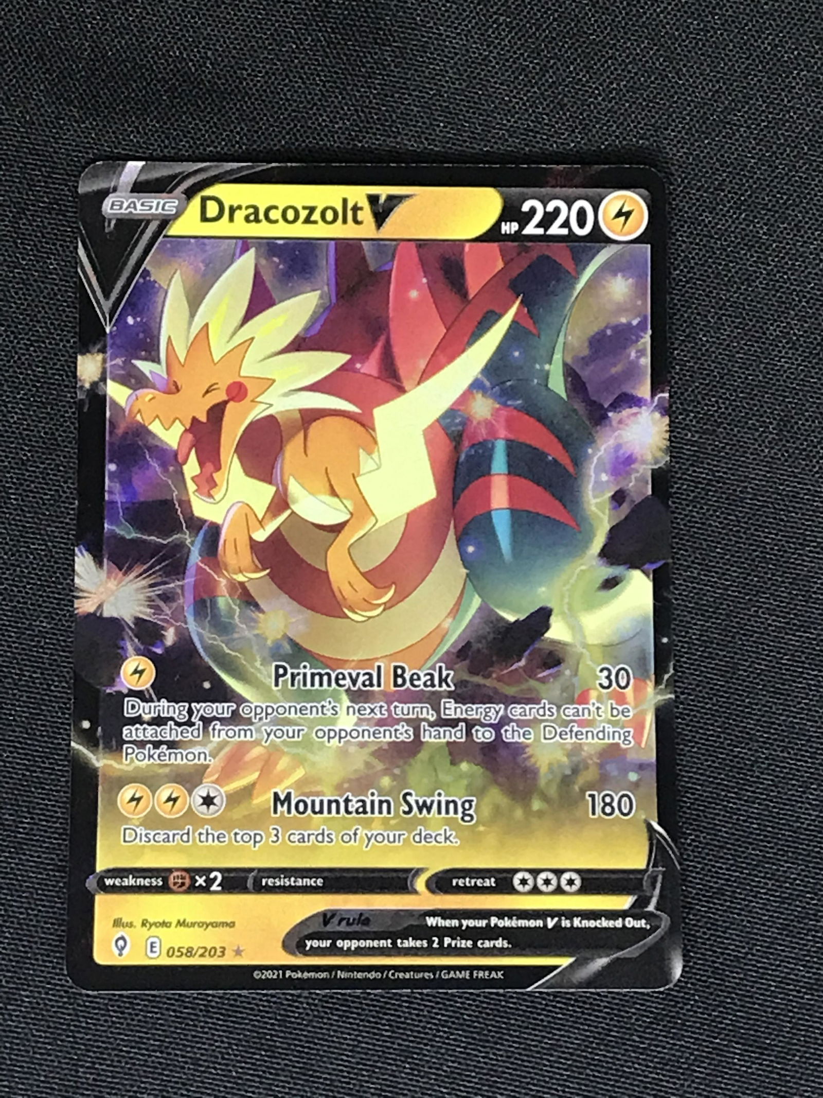 Dracozolt V Pokemon single (1 of 1)