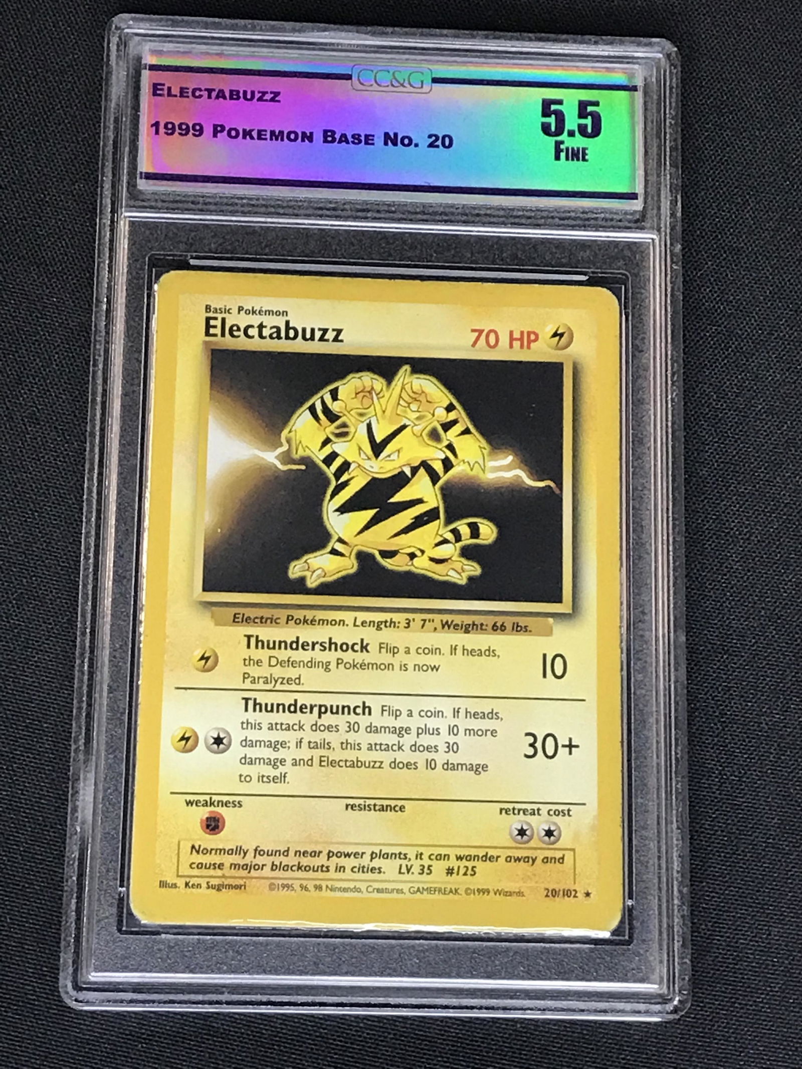 Base Set Electabuzz CC&G 5.5 (1 of 1)