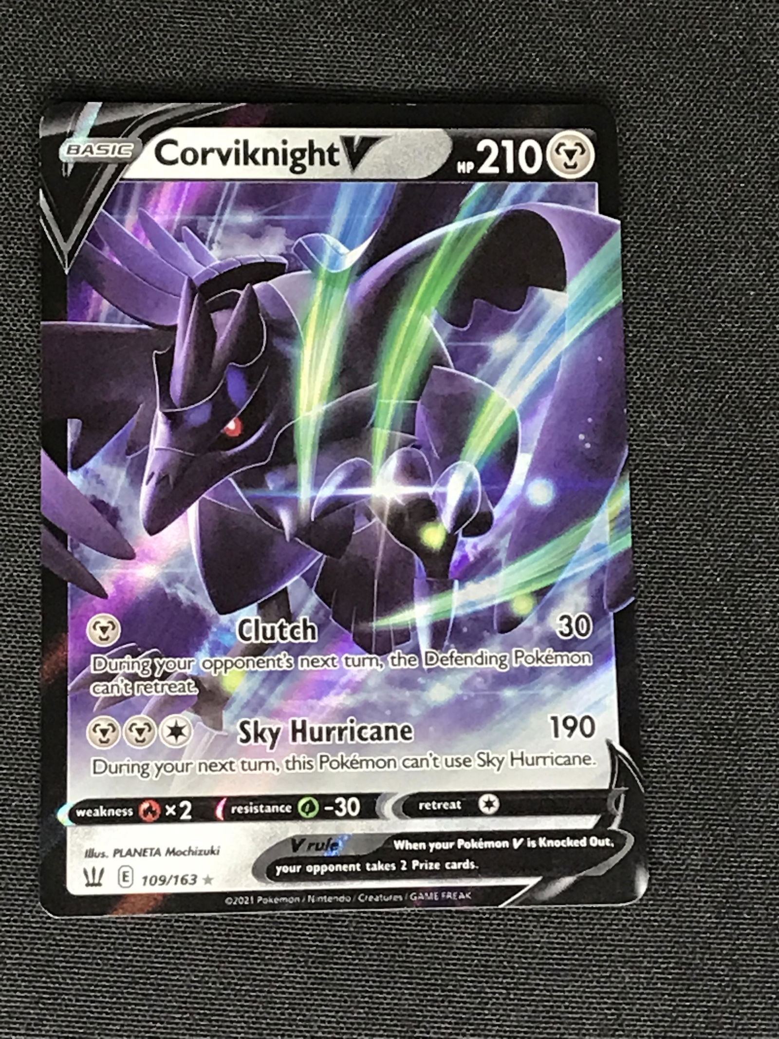 Corviknight V Pokemon Card (1 of 1)
