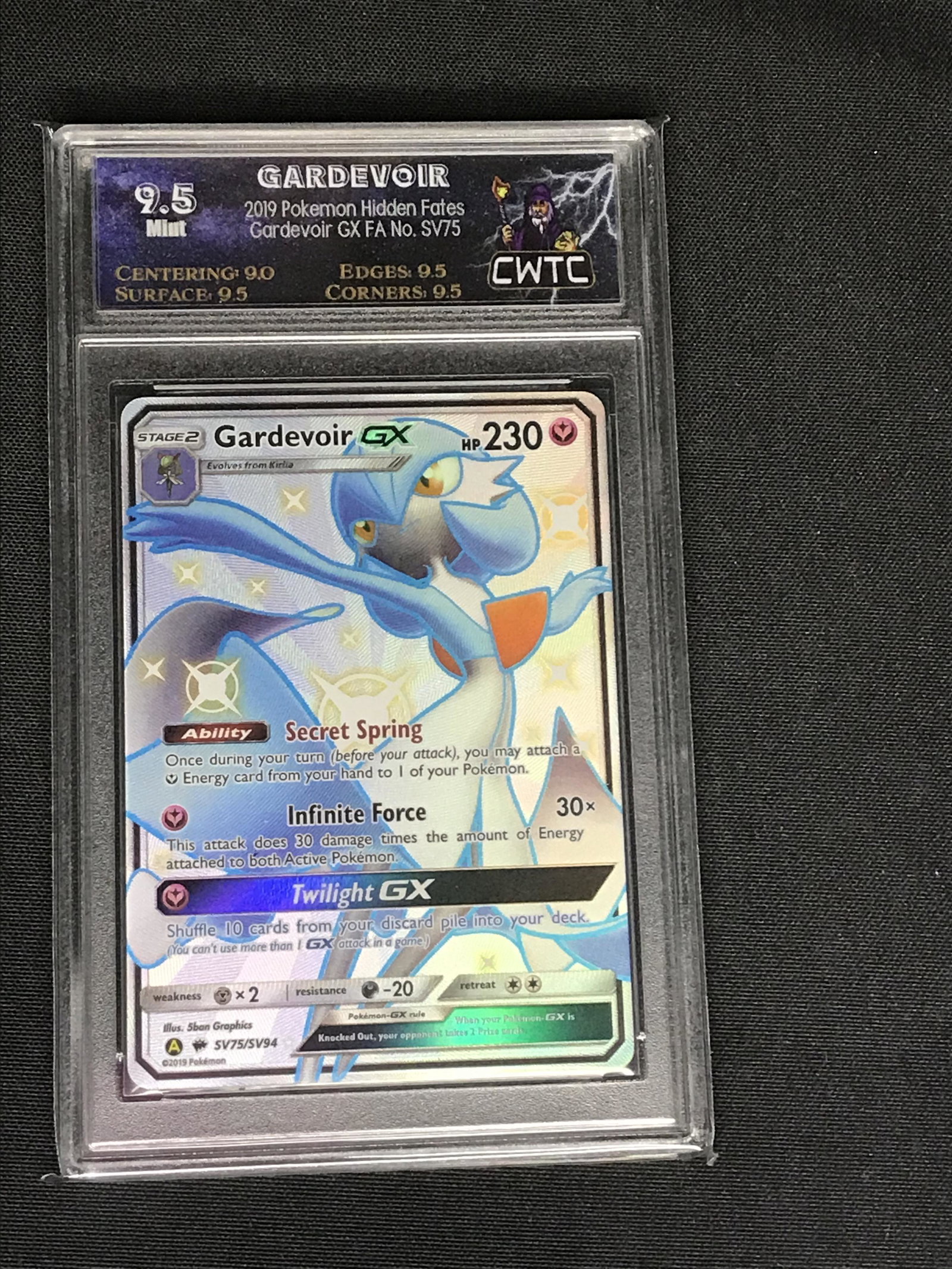 Shiny Gardevoir GX Full Art CWTC 9.5 (1 of 1)