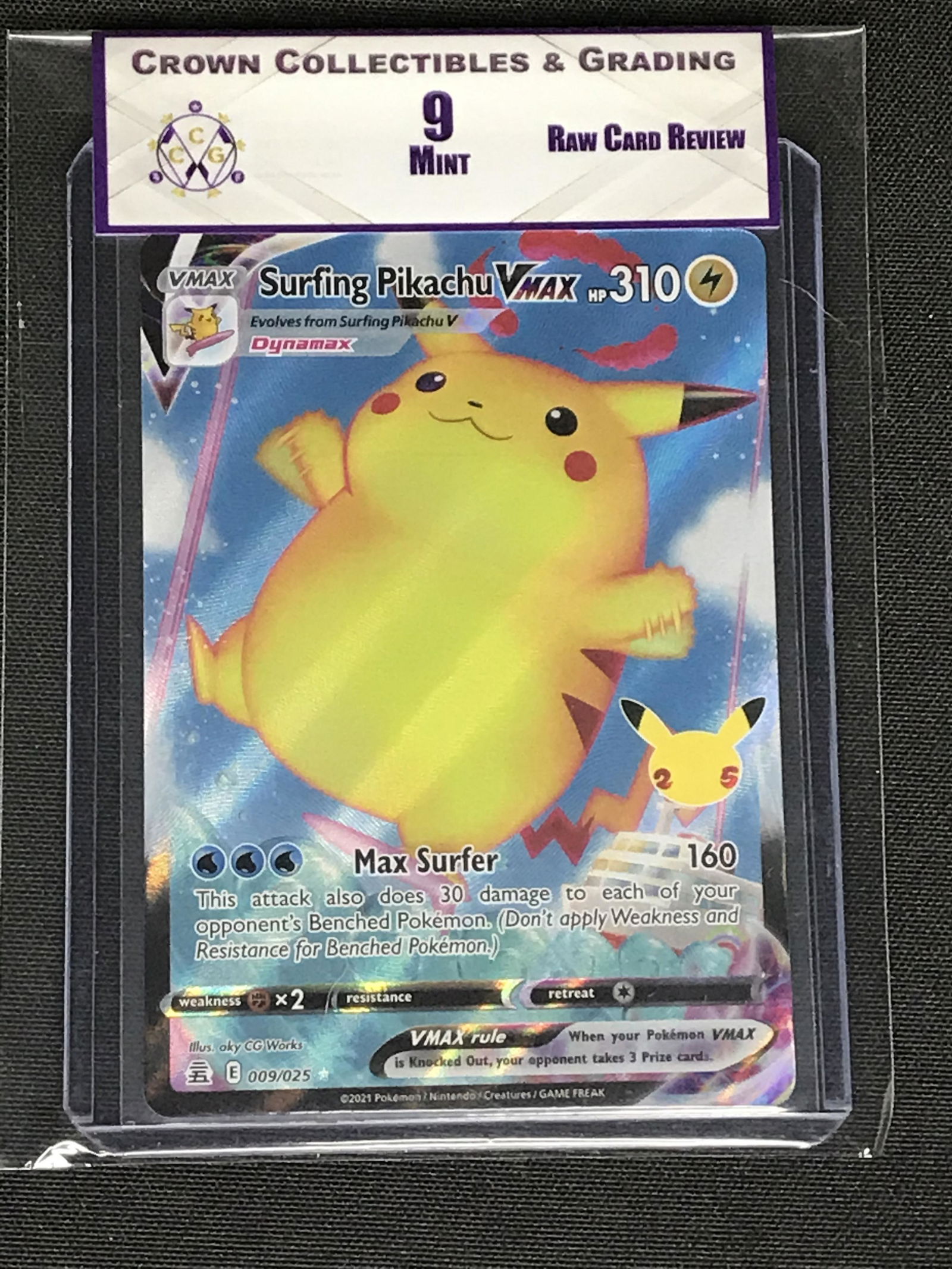 Surfing Pikachu Vmax Full Art RCR 9 (1 of 1)