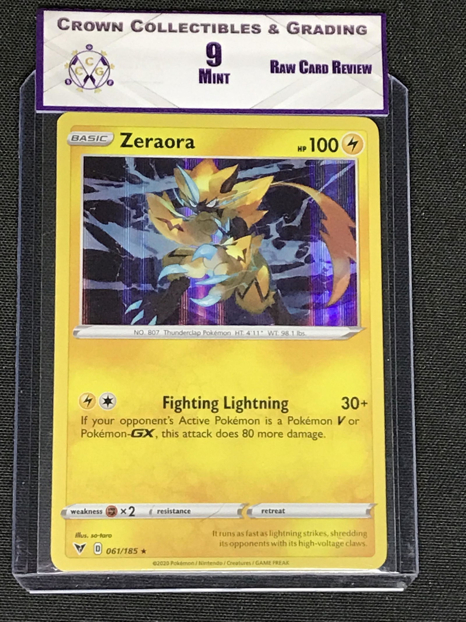 Zeraora Holo RCR 9 (1 of 1)