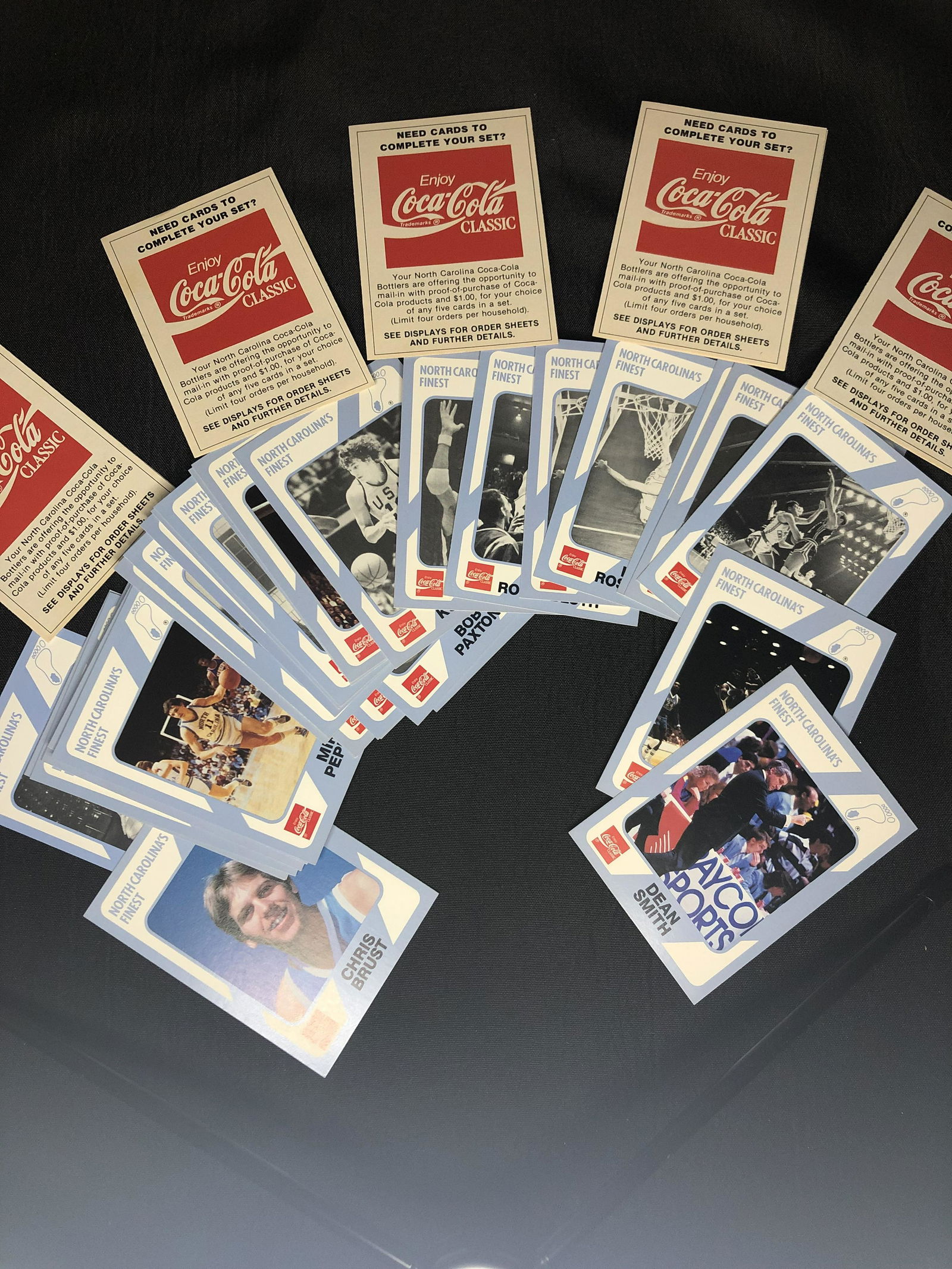Coca-Cola North Carolina Tar Heels Collectors Set Trading cards - Incomplete Set (1 of 1)