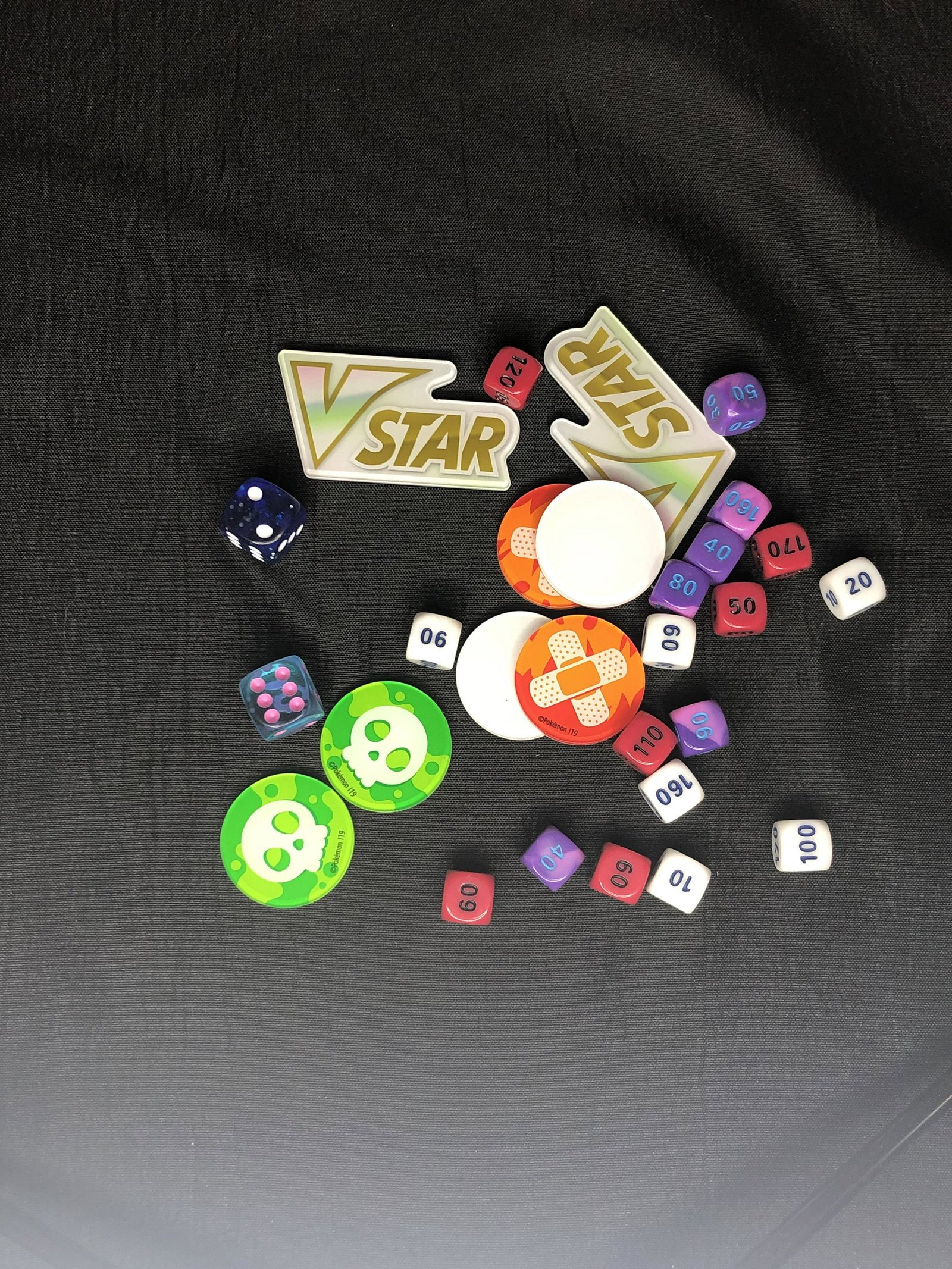 Pokemon TCG Tokens & Battle Dice: Pokemon TCG Tokens & Battle Dice
