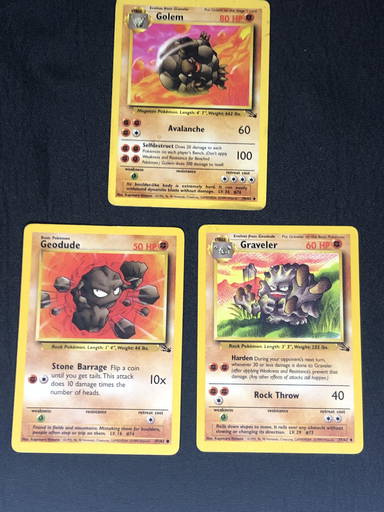 1st Edition Shellder And Cloyster Pokémon Card Evolution Set Near