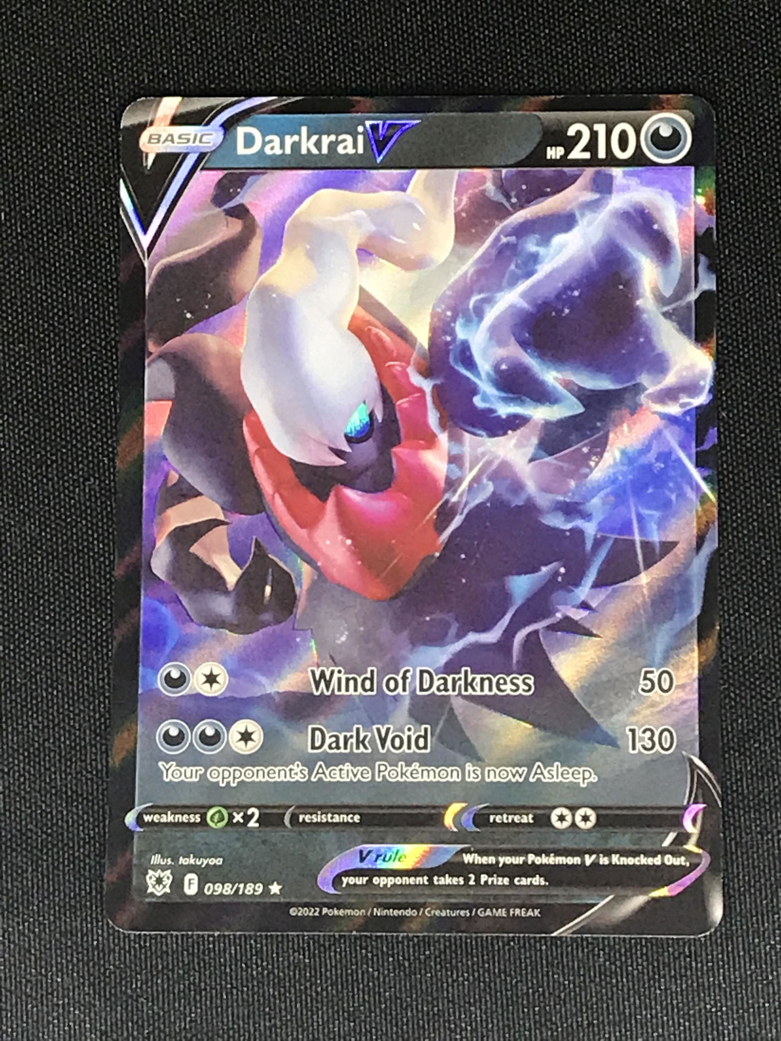 Darkrai V Pokemon single (1 of 1)