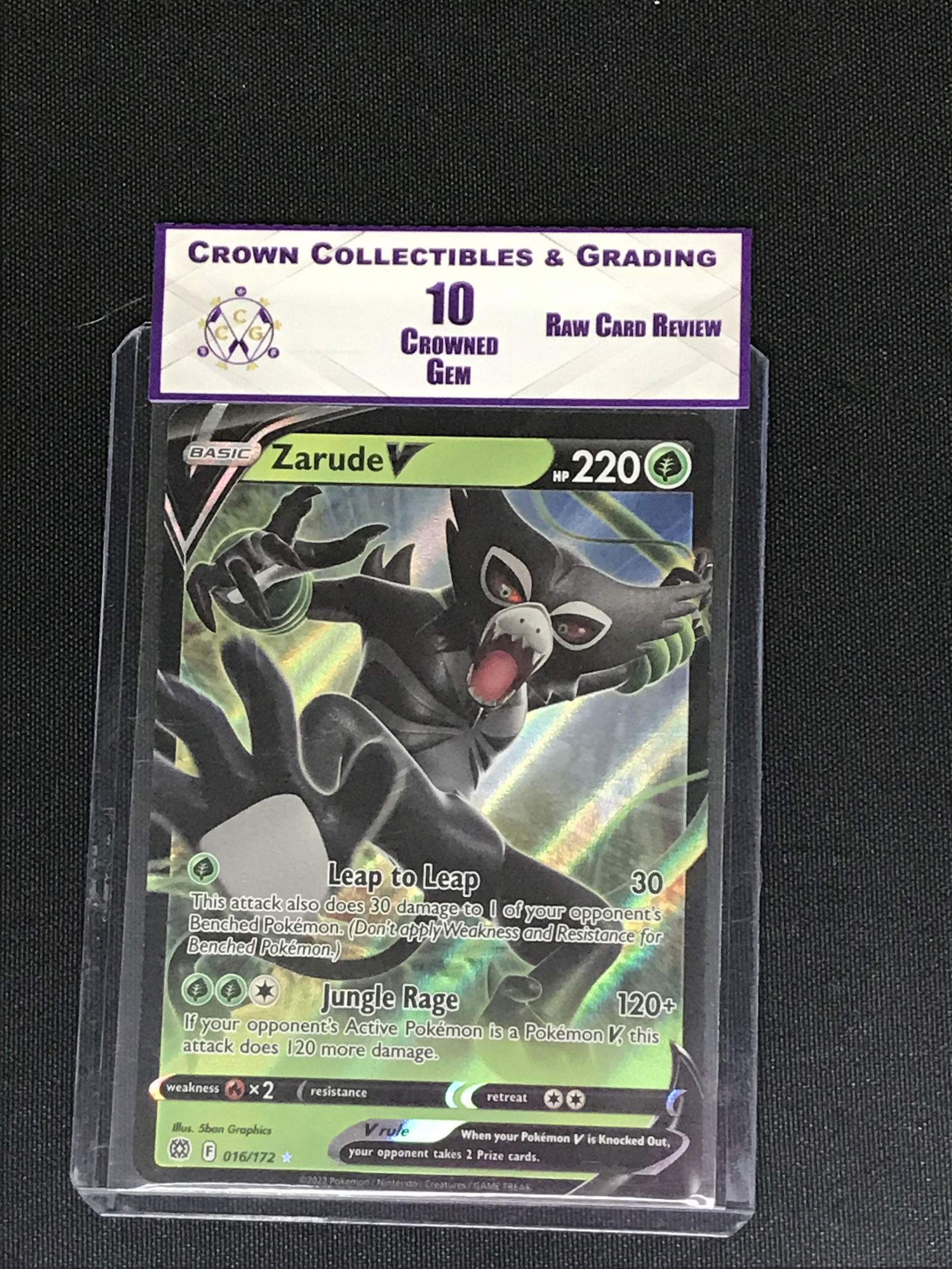 Zarude V Pokemon RCR 10 (1 of 1)