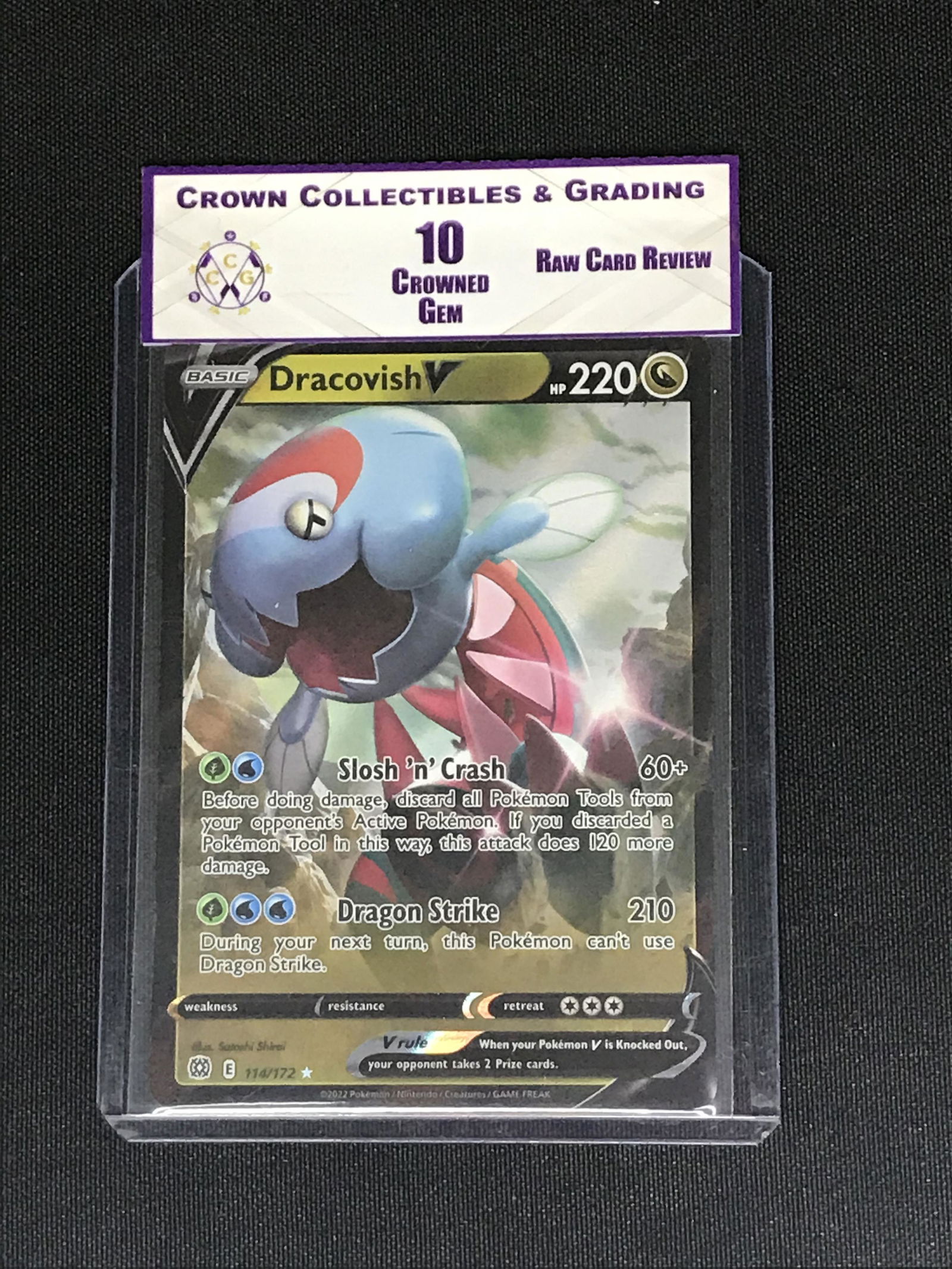 Dracovish V Pokemon RCR 10 (1 of 1)