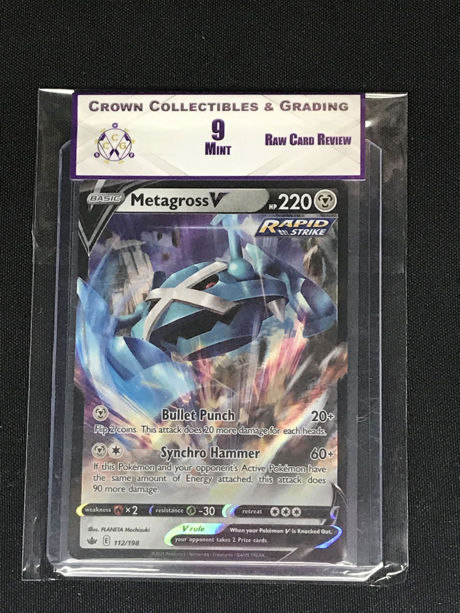 Metagross V Pokemon RCR 9 (1 of 1)
