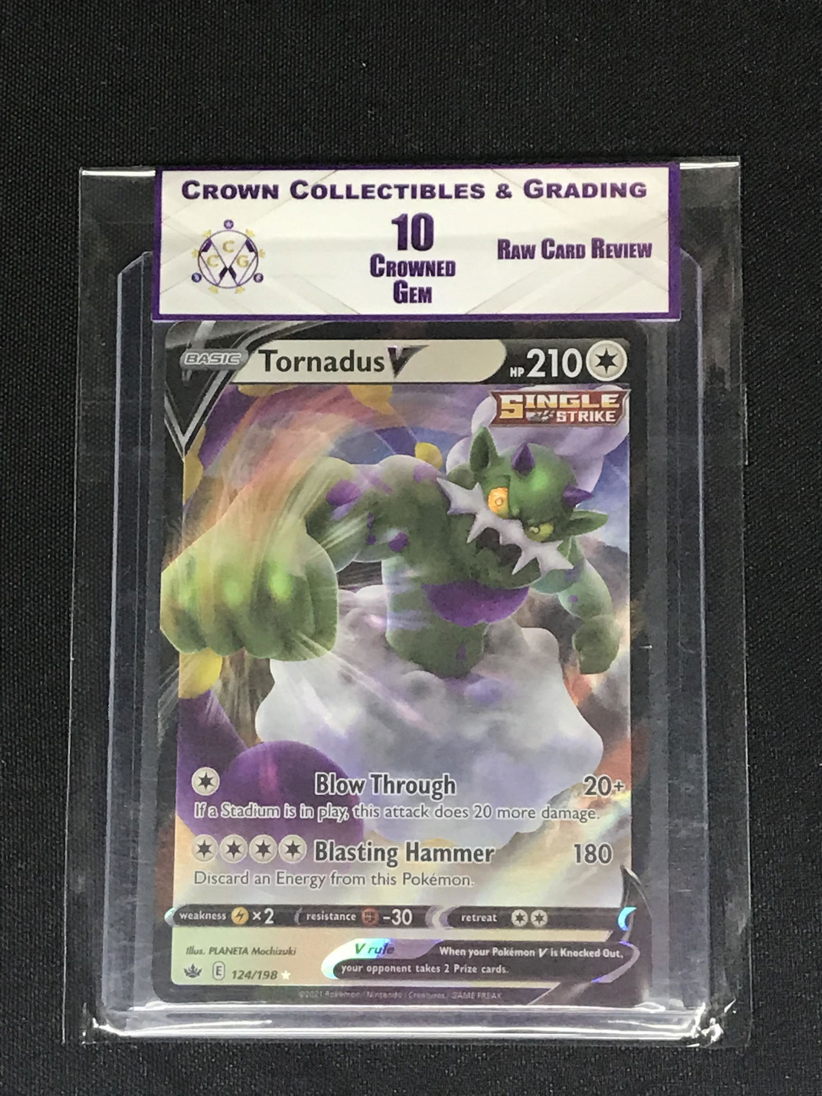 Tornadus V Pokemon RCR 10 (1 of 1)