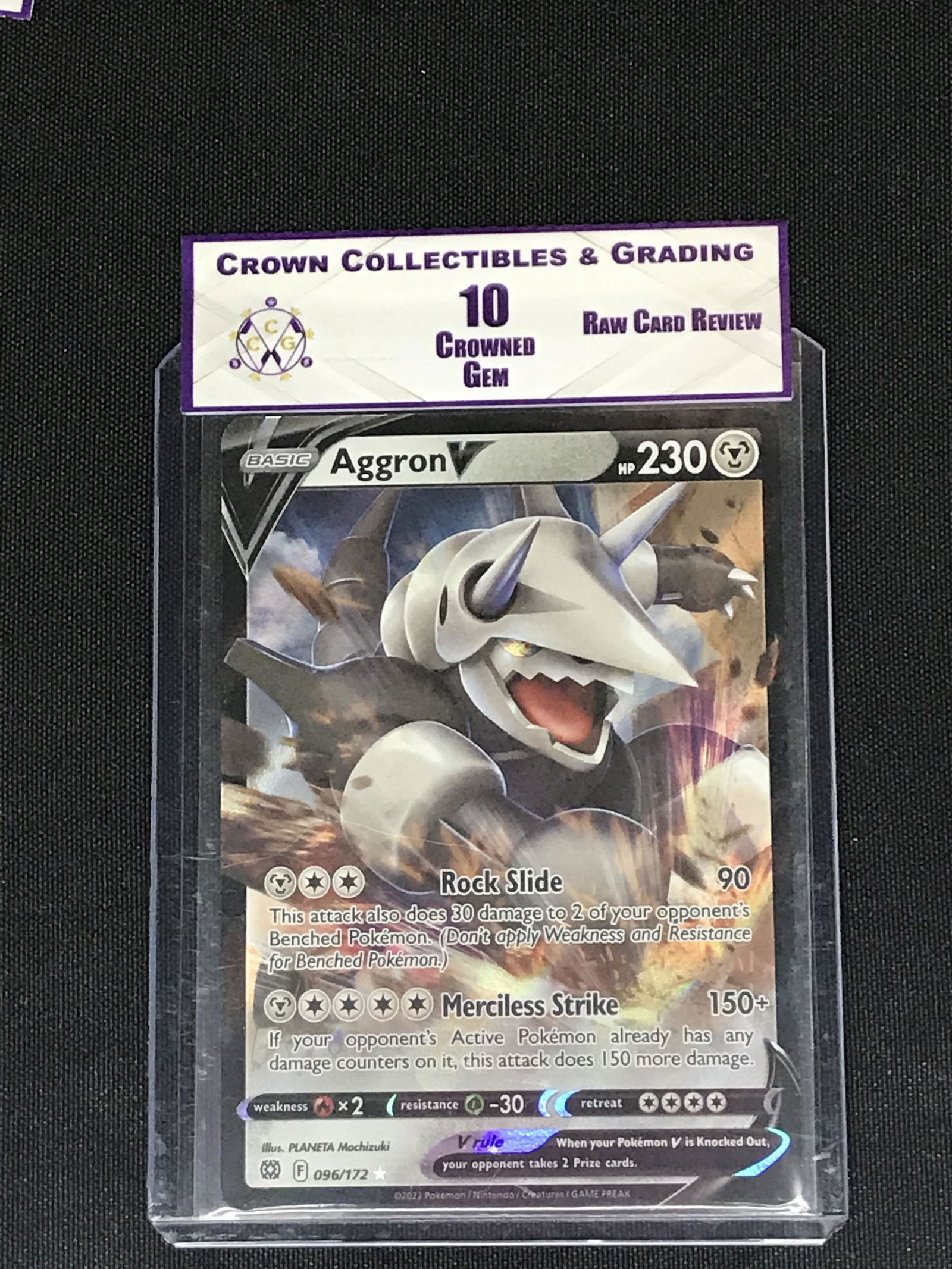 Aggron V Pokemon RCR 10 (1 of 1)