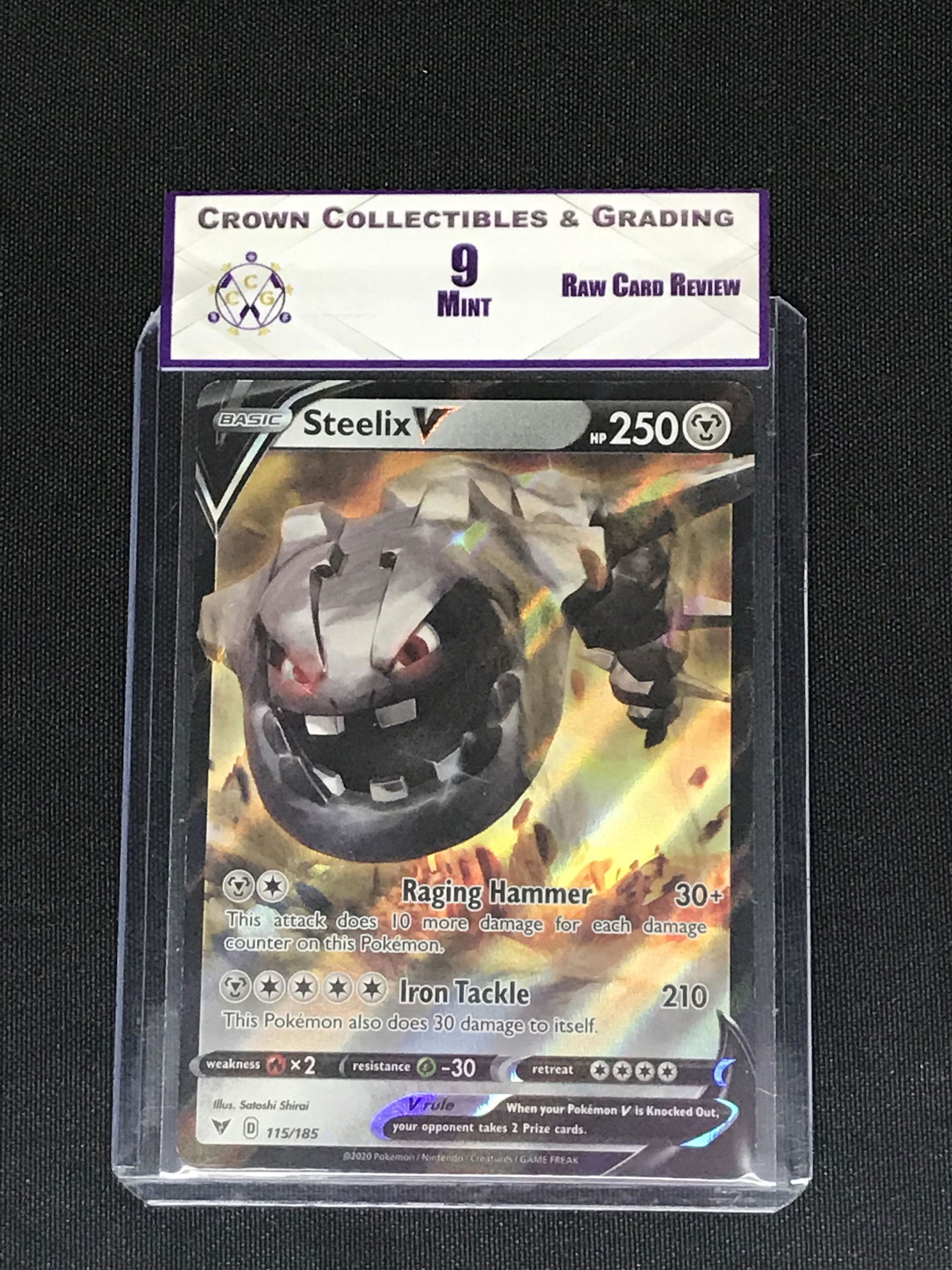 Steelix V Pokemon RCR 9 (1 of 1)