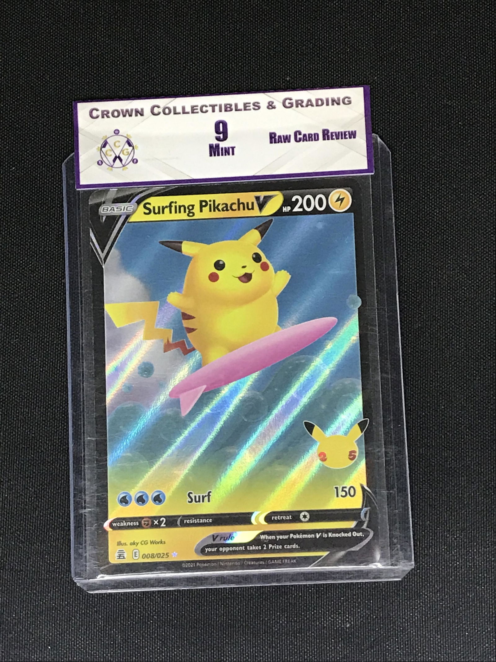 Surfing Pikachu V Pokemon RCR 9 (1 of 1)