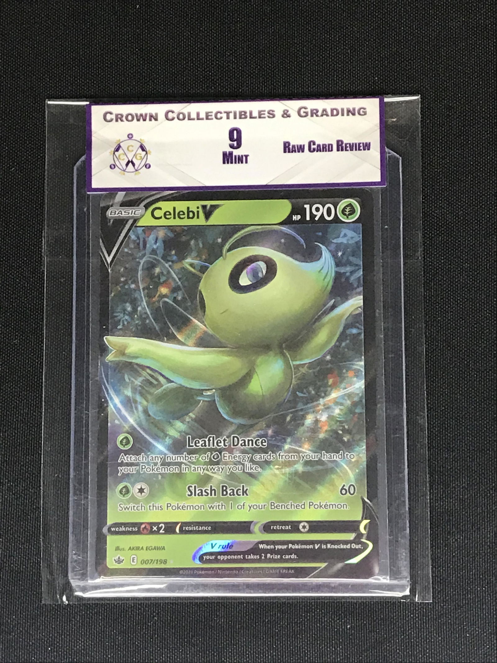 Celebi V Pokemon RCR 9 (1 of 1)