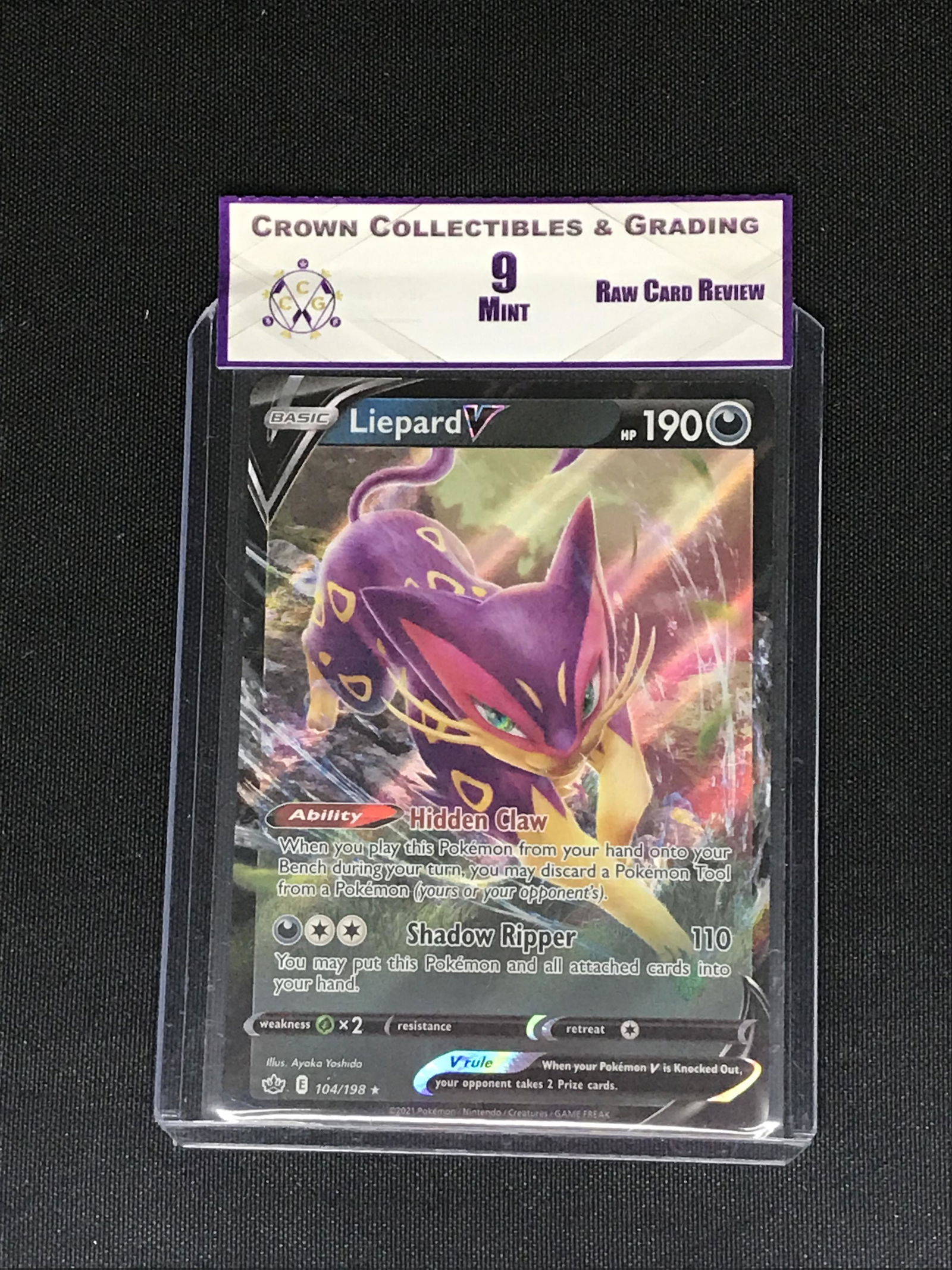 Liepard V Pokemon RCR 9 (1 of 1)