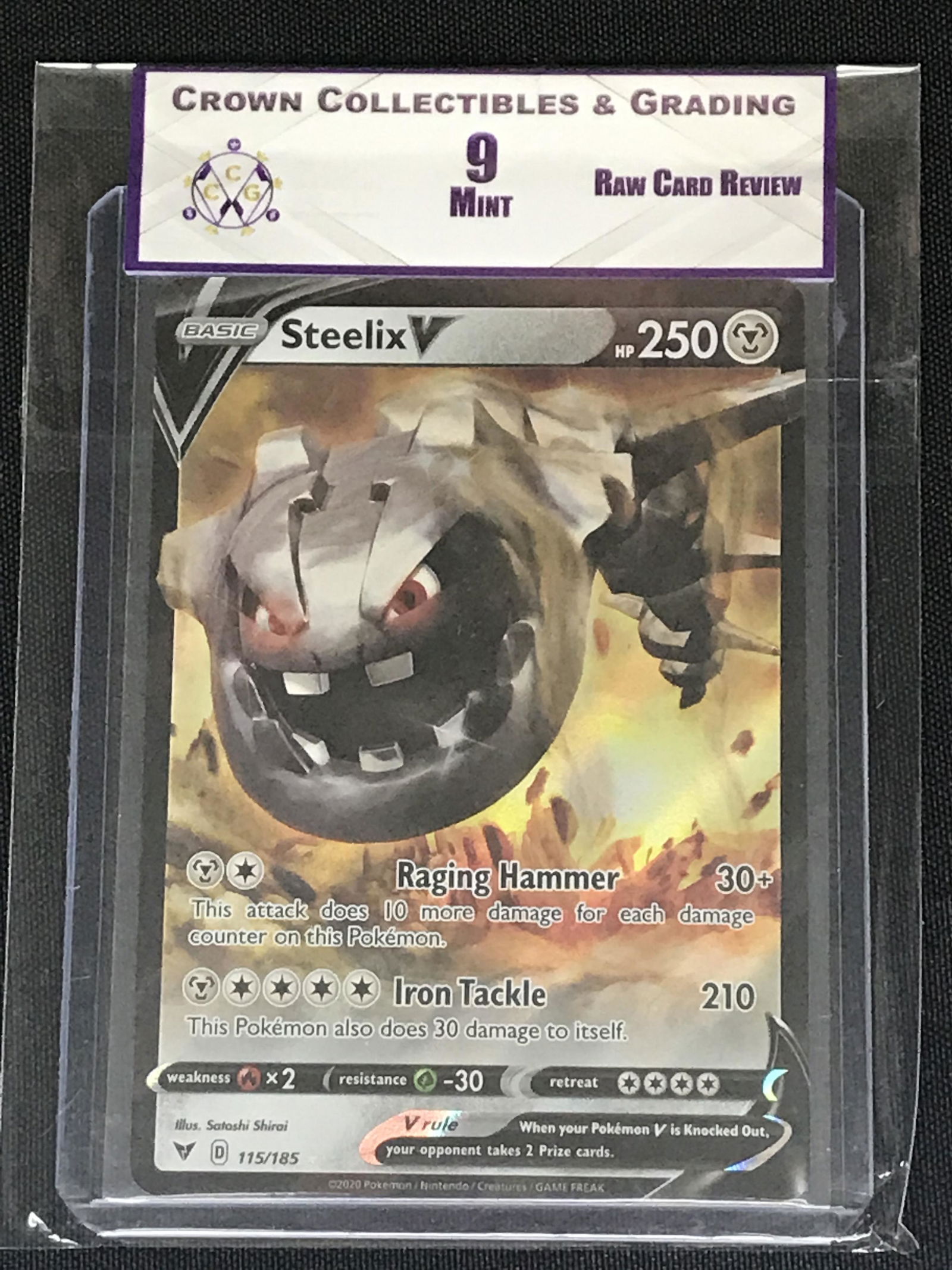 Steelix V Pokemon RCR 9 (1 of 1)