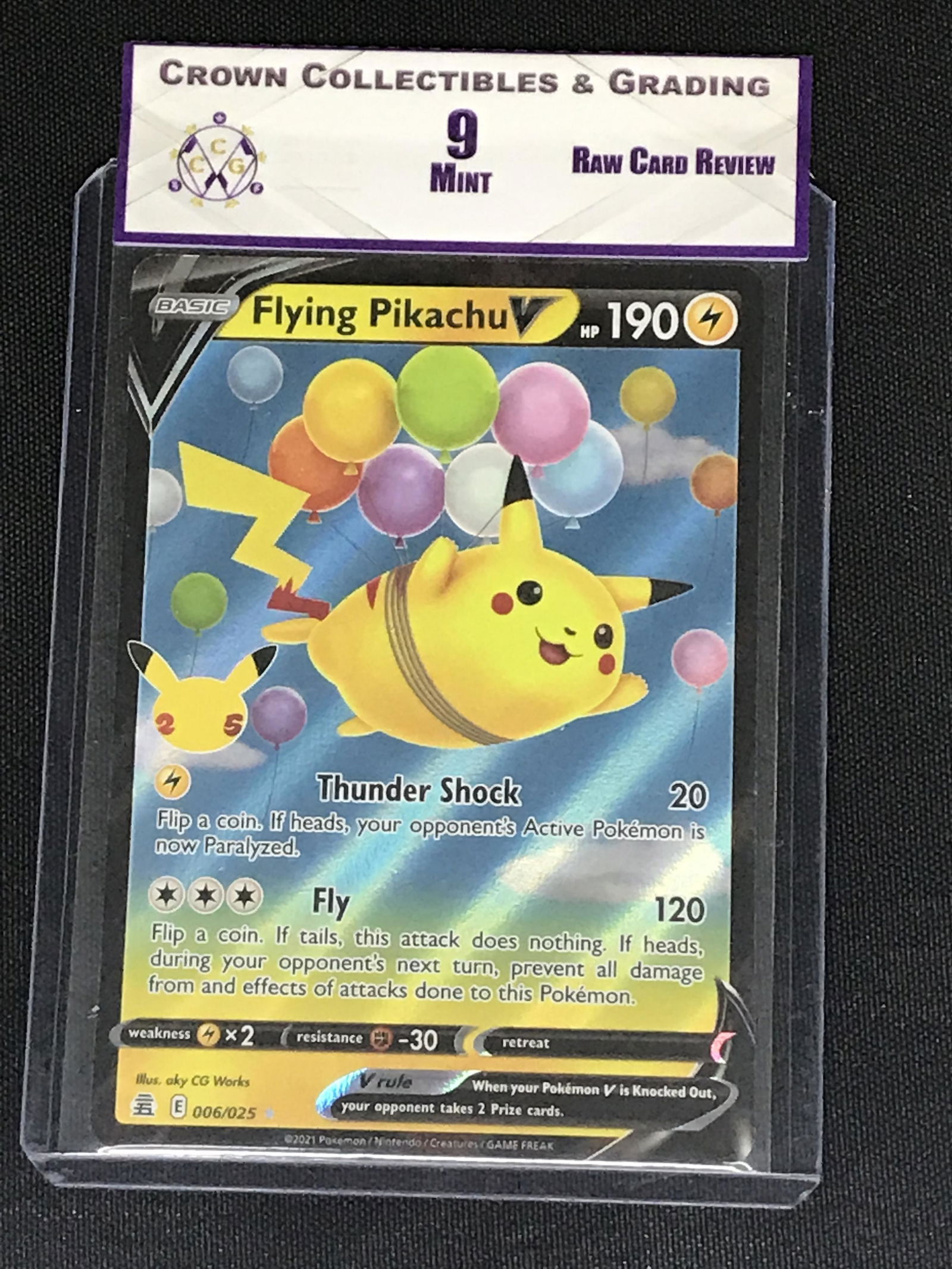 Flying Pikachu V Pokemon RCR 9 (1 of 1)