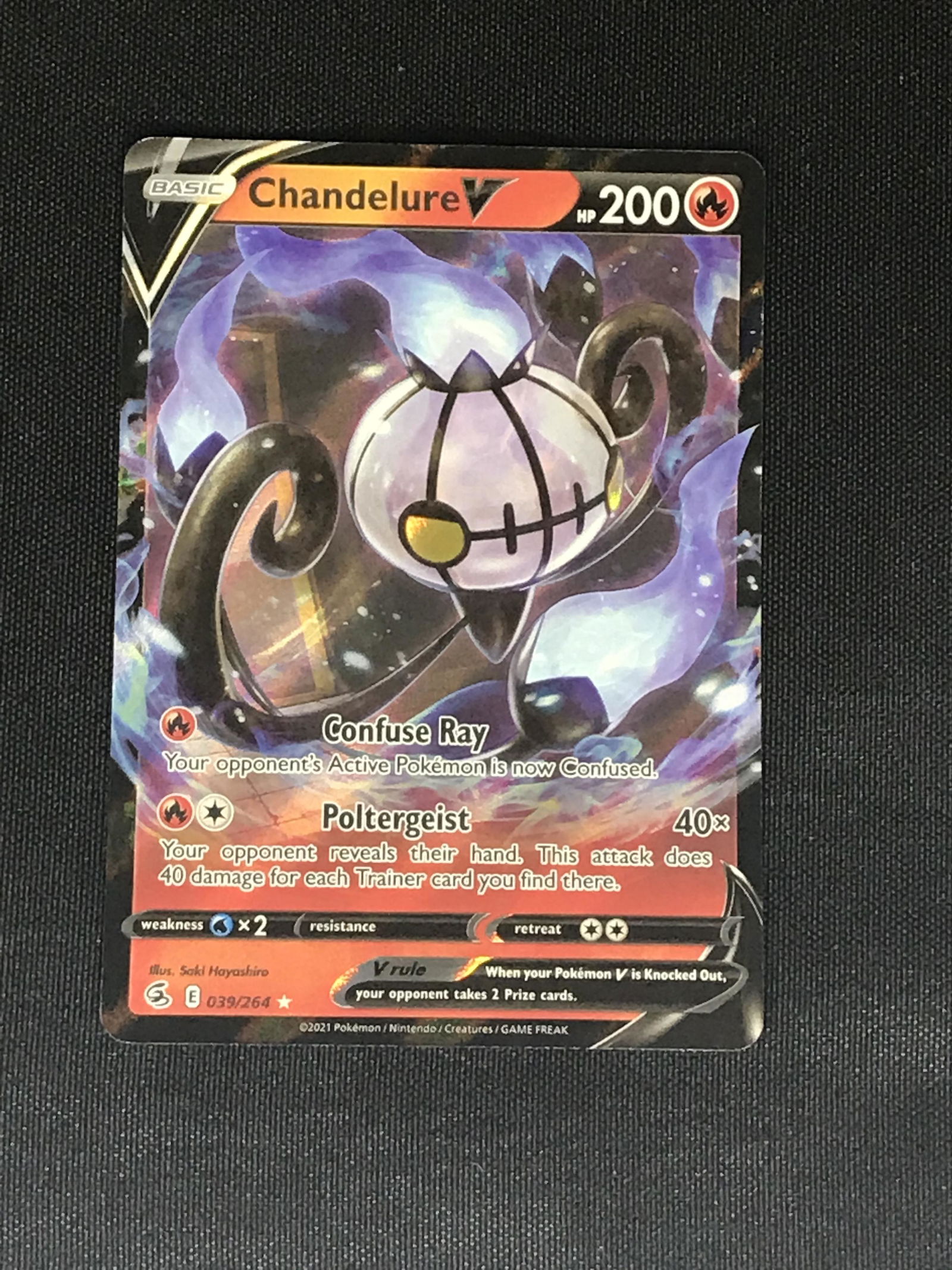 Chandelure V Pokemon single (1 of 1)