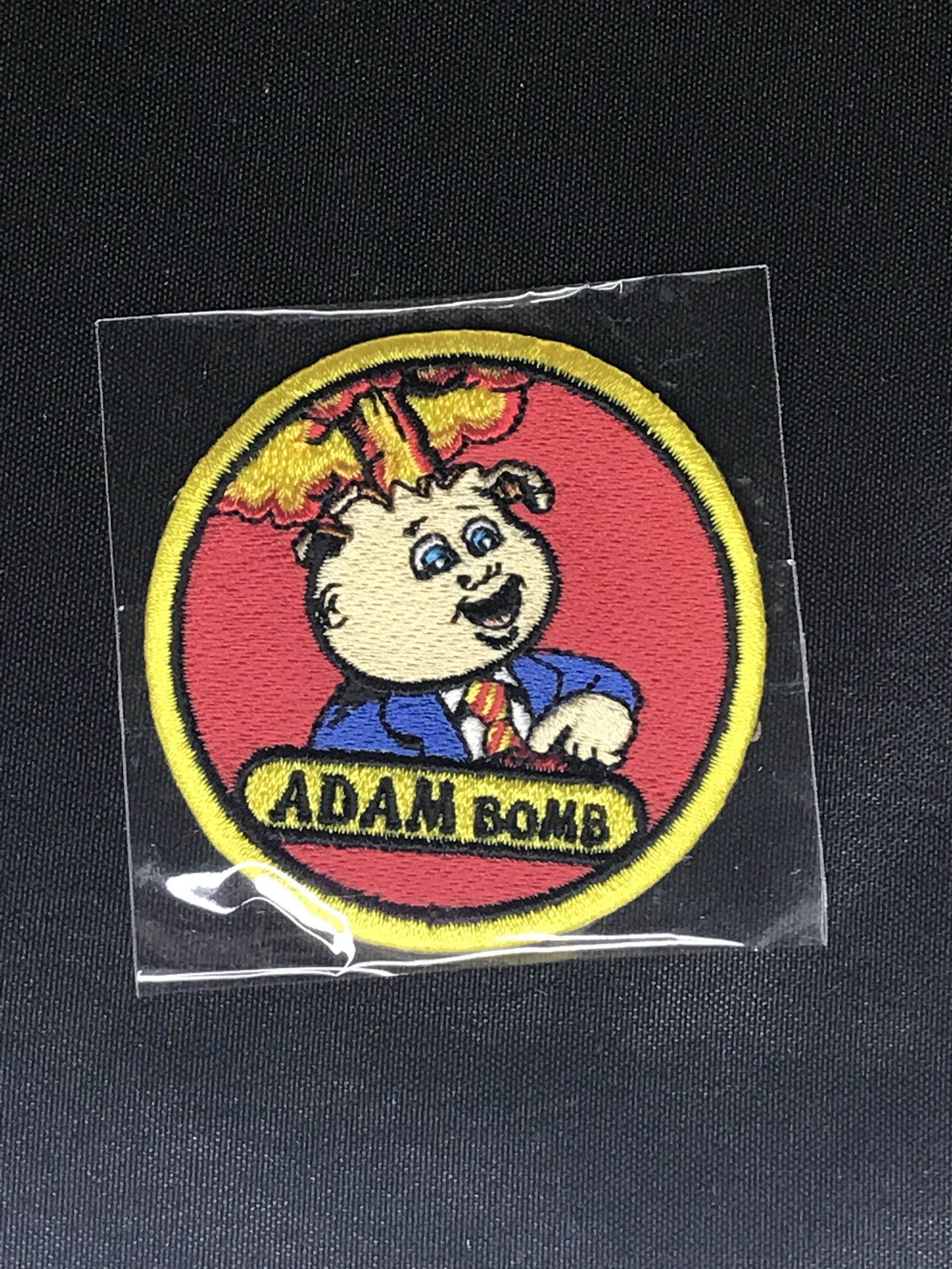 Garbage Pail Kids Adam Bomb patch: Garbage Pail Kids Adam Bomb patch