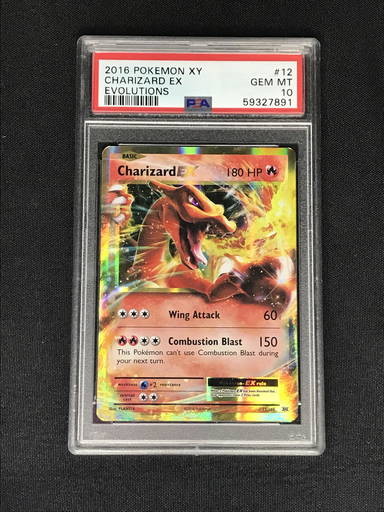 2017 Pokemon Card - Mega Charizard - XY Evolutions - 12/108 - Mint