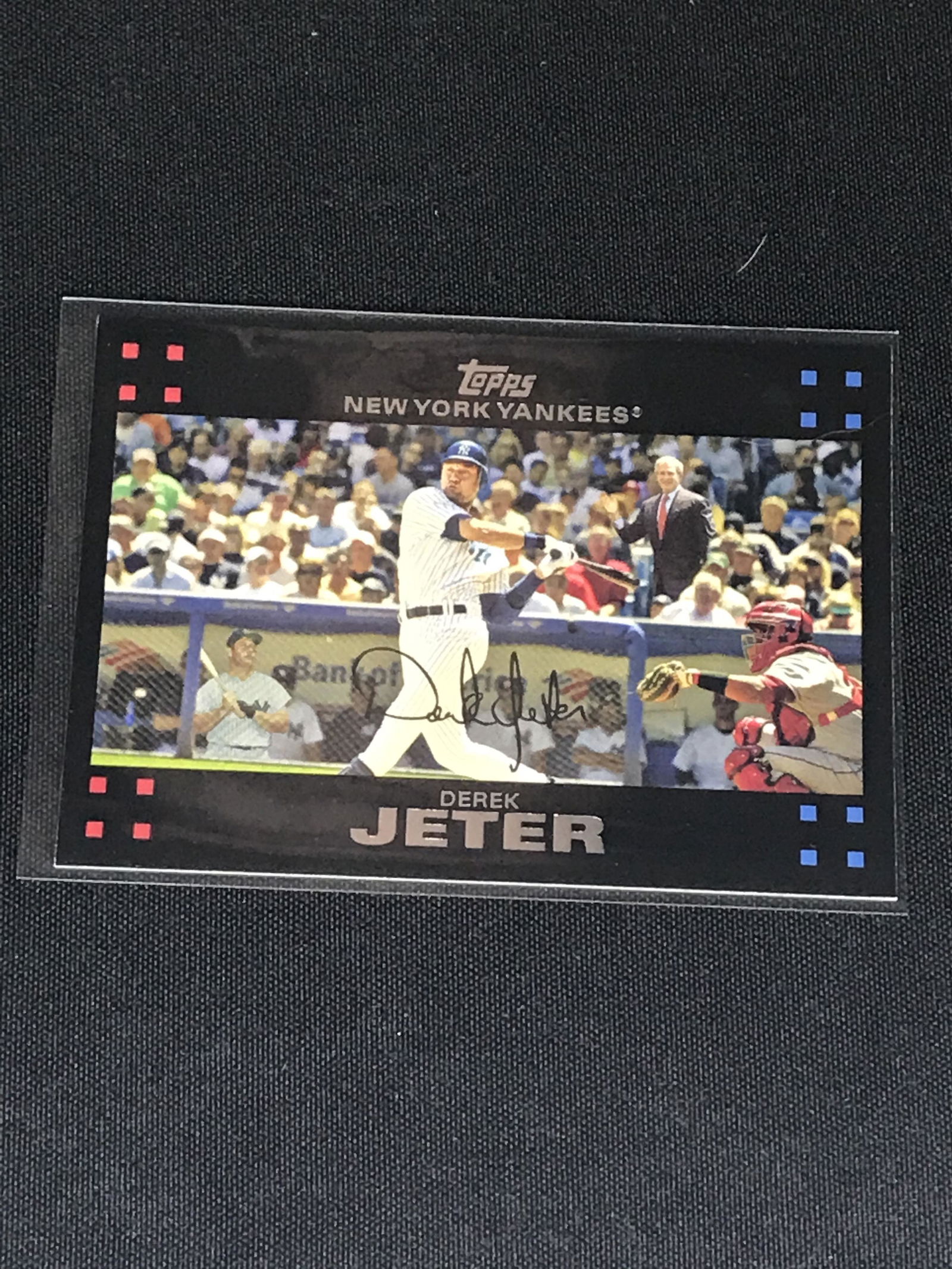 Derek Jeter Topps trading card (1 of 1)