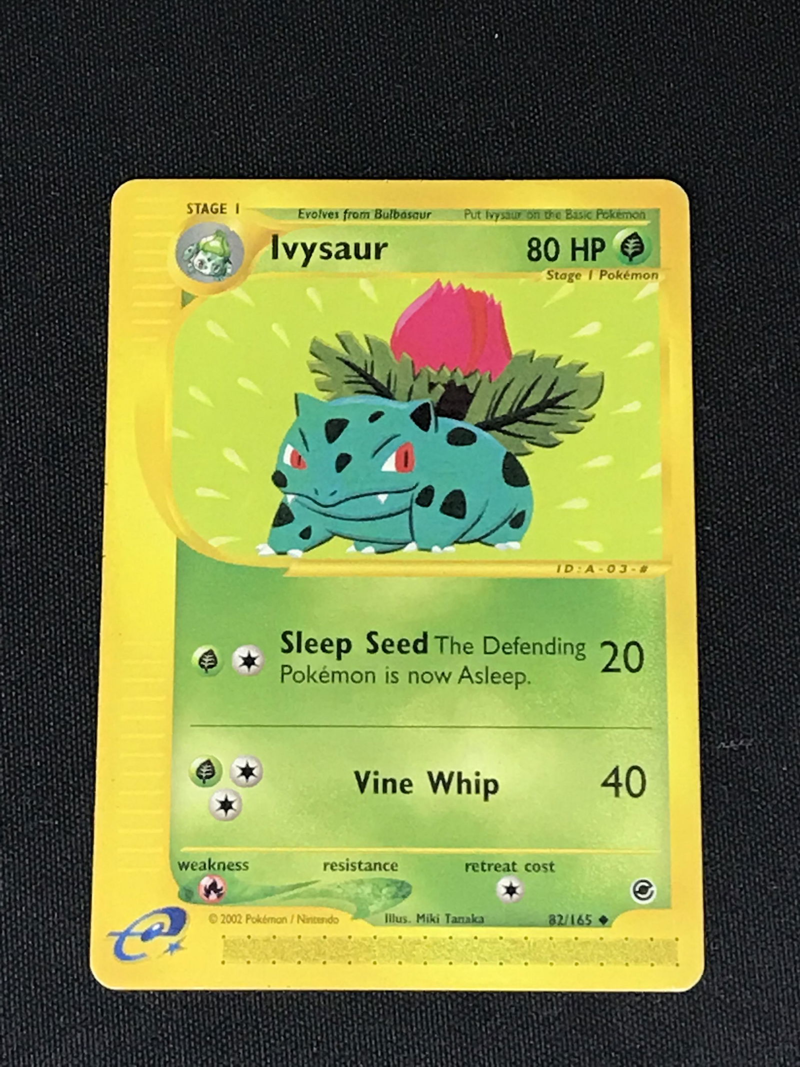 Vintage Ivysaur Ereader Pokemon single - moderately played (1 of 1)