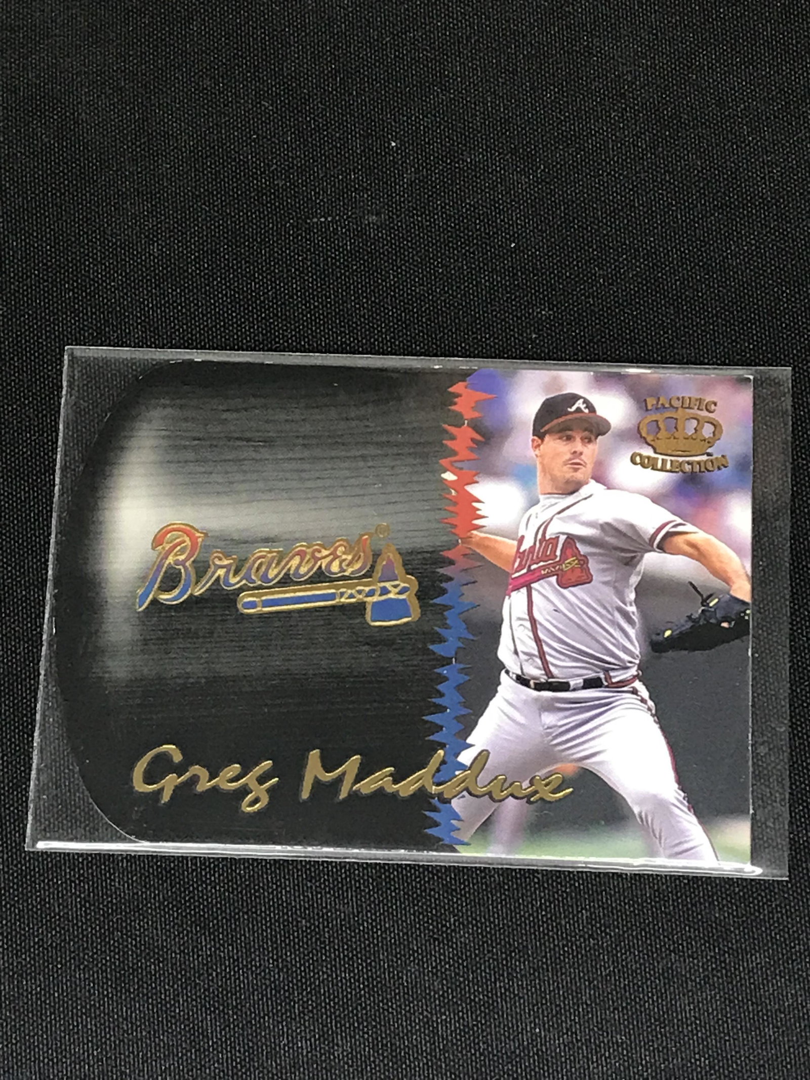 Greg Madduse Pacific Collection trading card: Greg Madduse Pacific Collection trading card