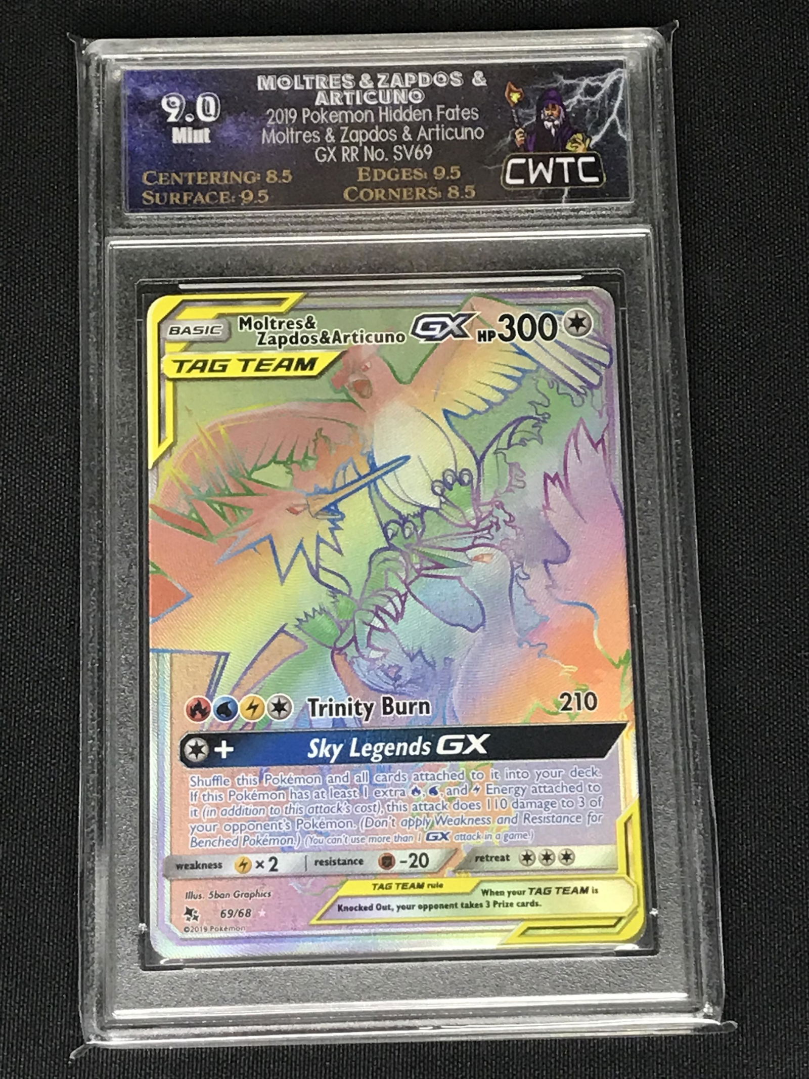 Moltres & Zapdos & Articuno Hidden Fates CWTC 9 (1 of 1)