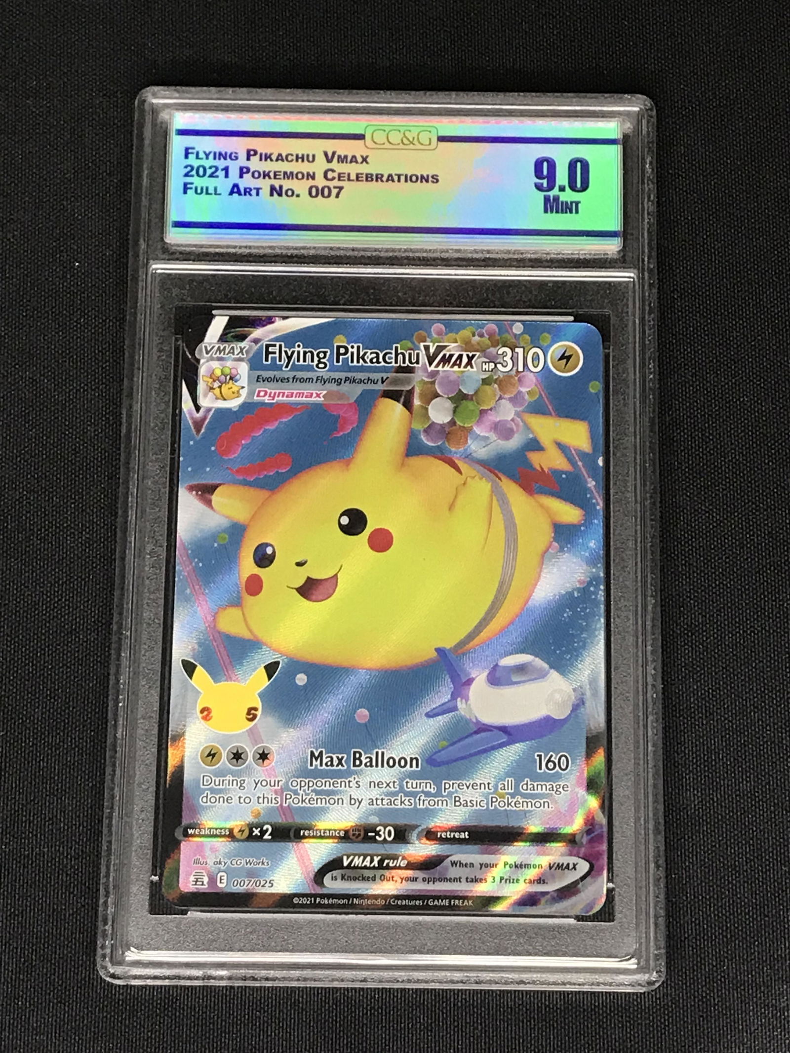 Flying Pikachu Vmax Pokemon Celebrations CC&G 9 (1 of 1)