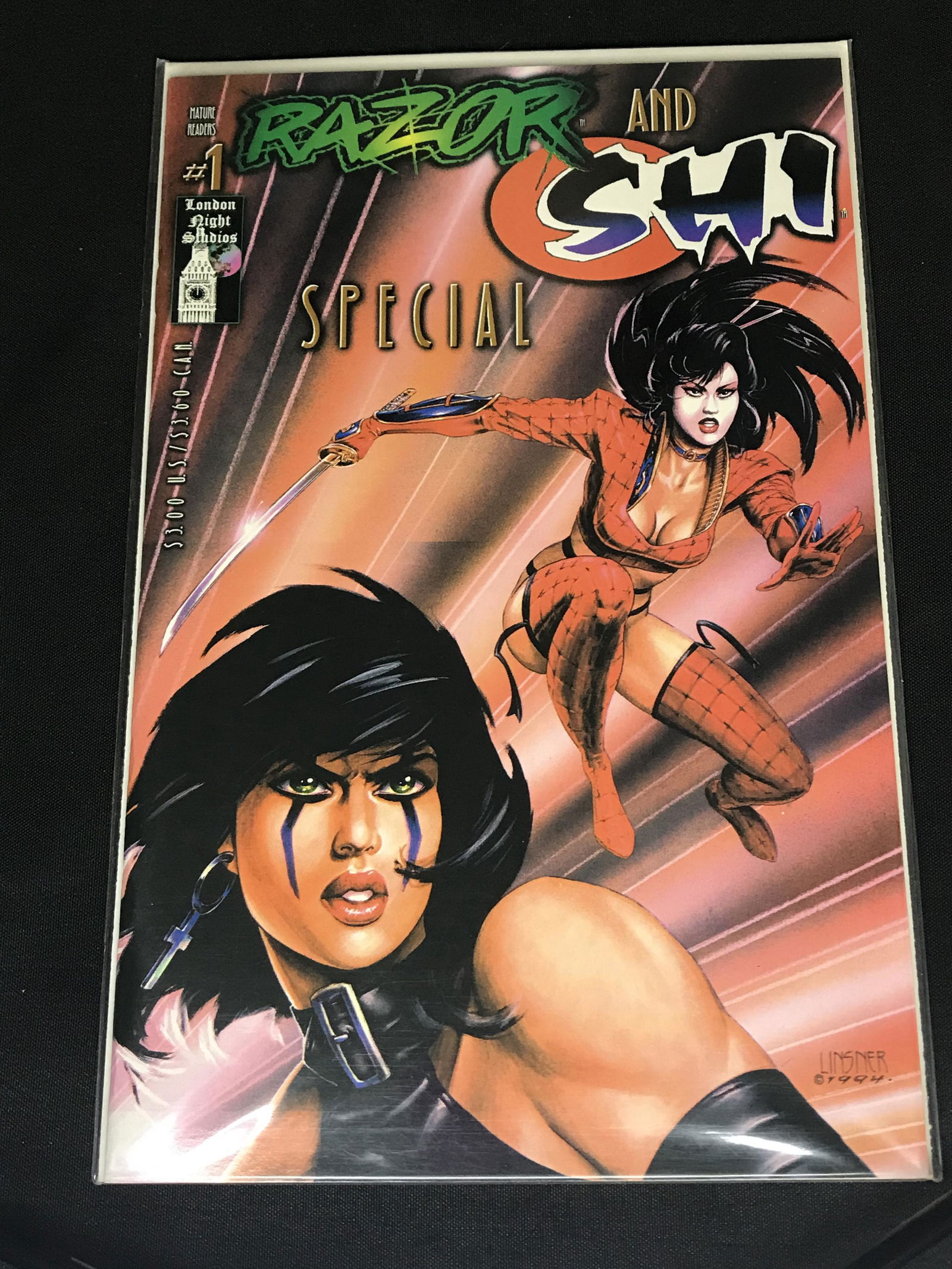 London Night Studios Razor and SHI special comic book (1 of 1)