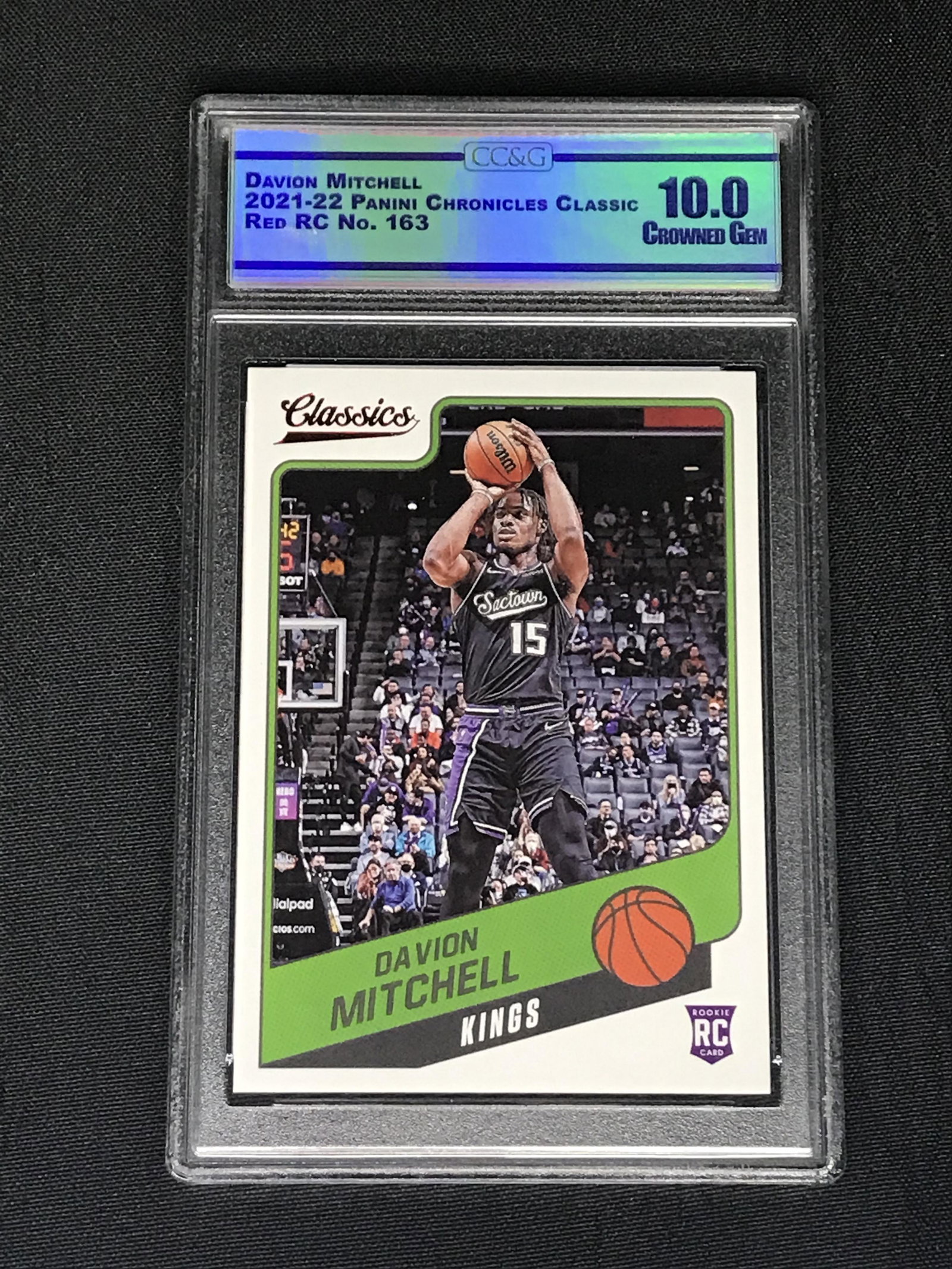 Davion Mitchell Panini Chronicles Classics rookie CC&G 10 (1 of 1)