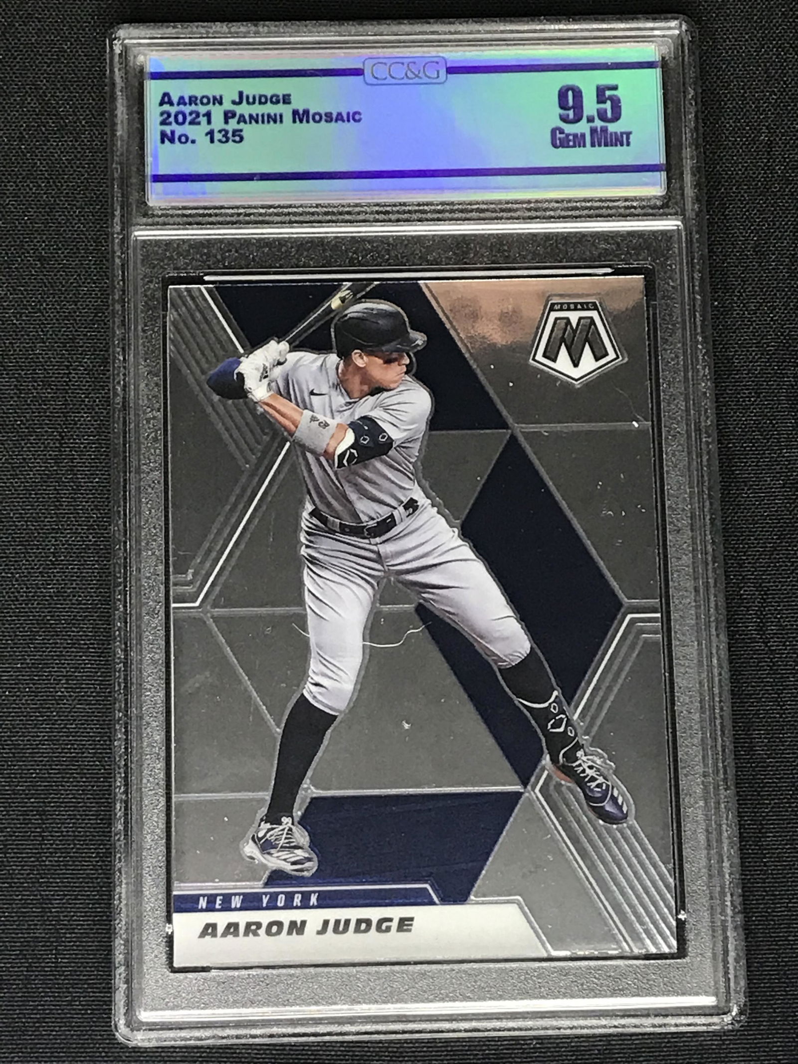 Aaron Judge Panini Mosaic CC&G 9.5: Aaron Judge Panini Mosaic CC&G 9.5