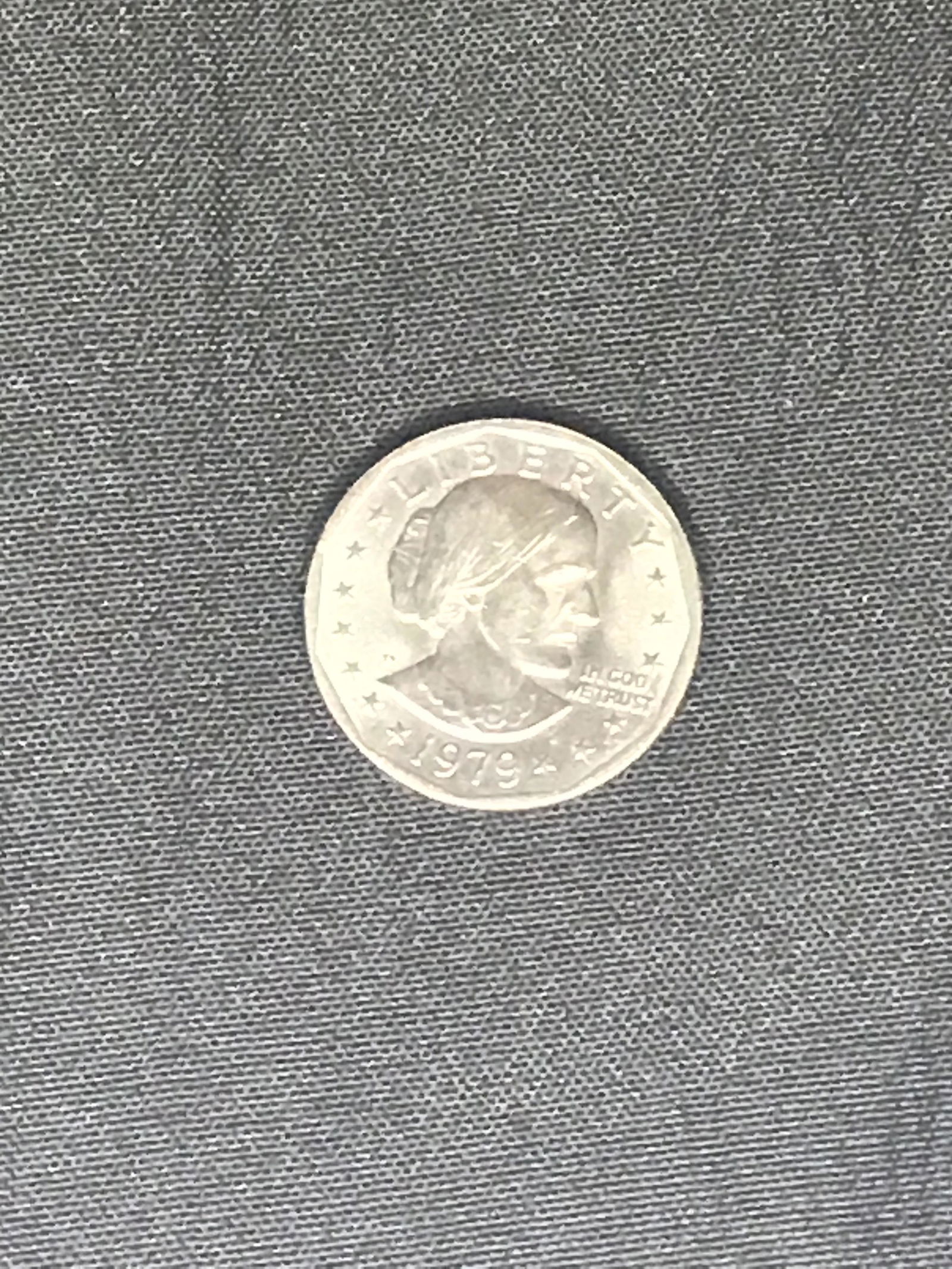 1979 Philadelphia minted Susan B. Anthony coin - in circulated condition (1 of 1)