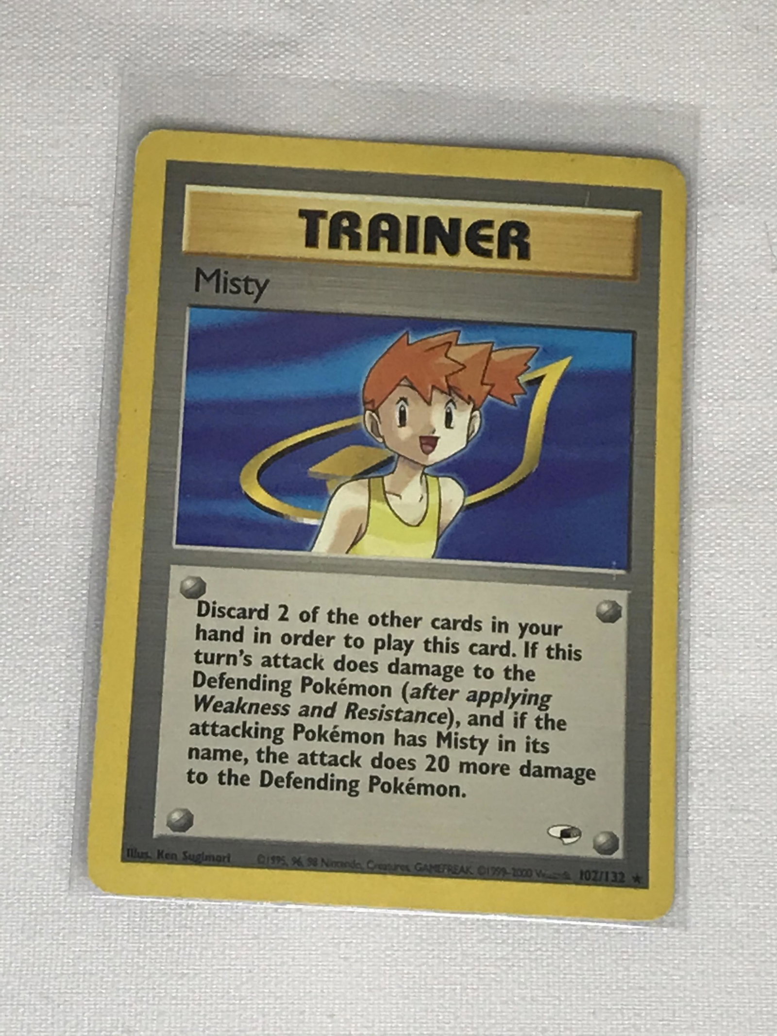 Gym Heroes Misty Pokemon single - moderately played: Gym Heroes Misty Pokemon single - moderately played