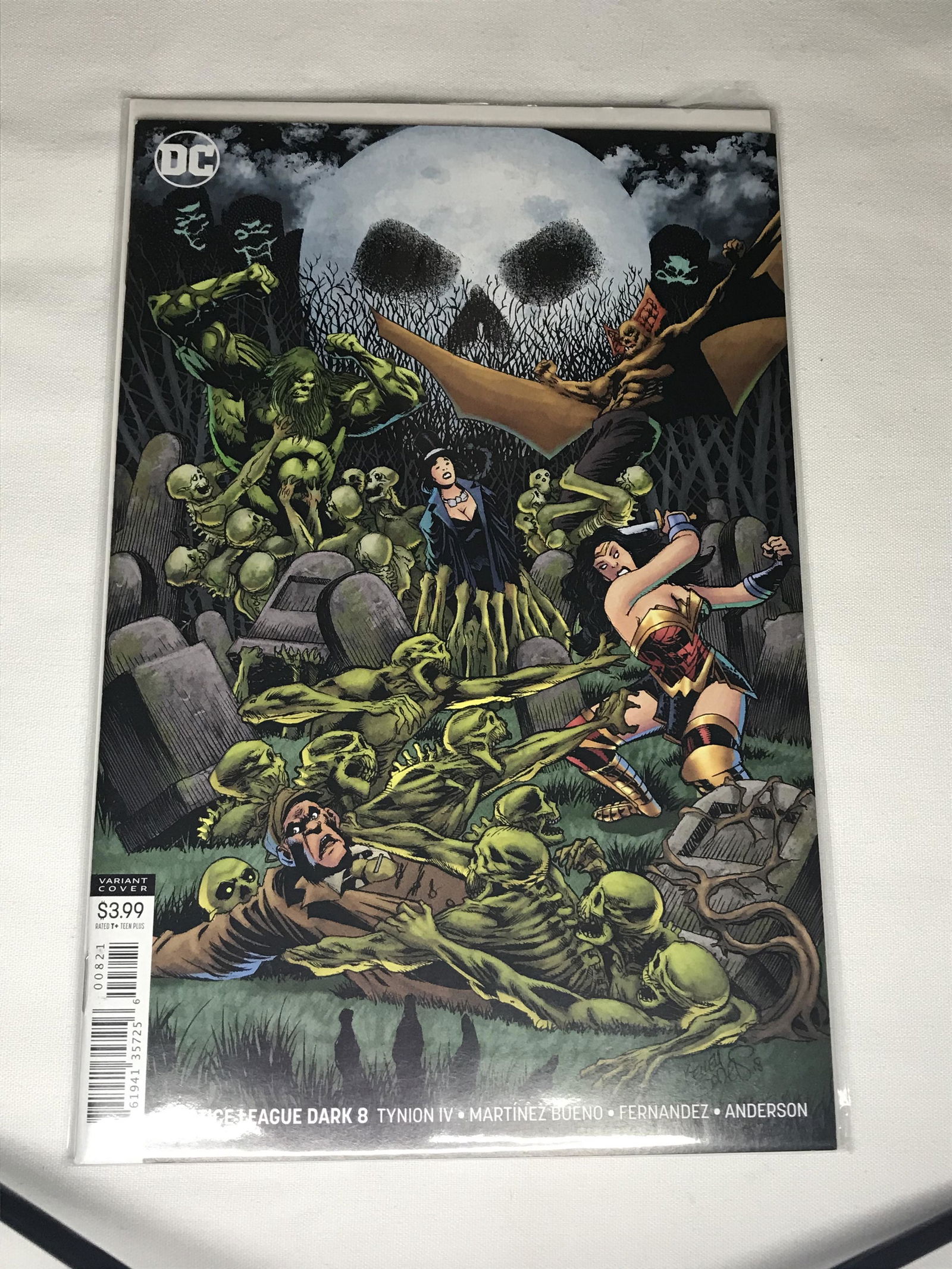 DC Justice League Dark Variant cover comic book (1 of 1)