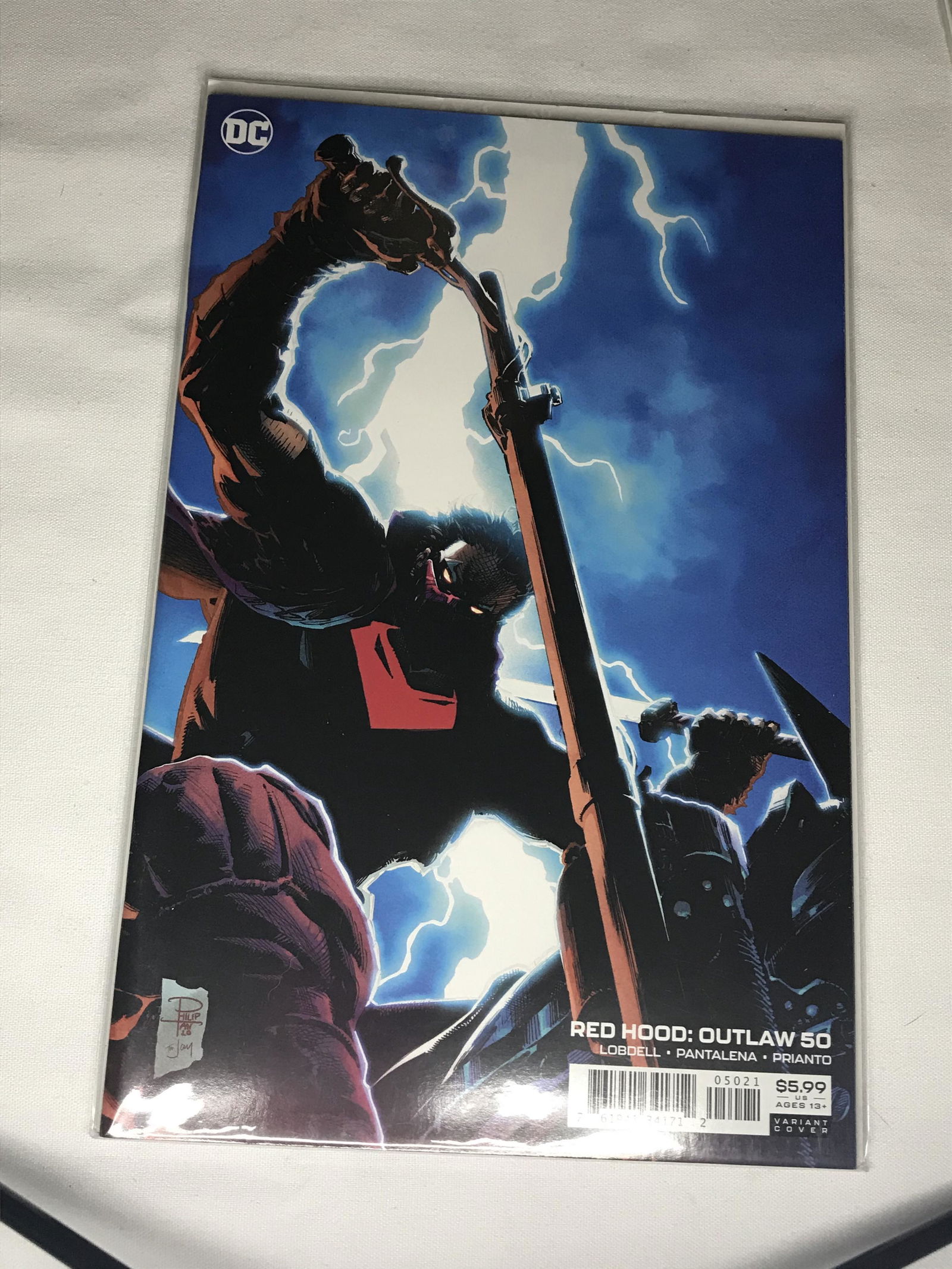 DC Red Hood: Outlaw Variant cover comic book (1 of 1)