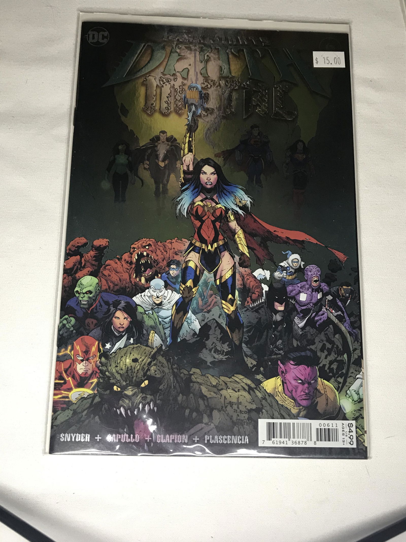 DC Dark Nights Death Metal comic book (1 of 1)