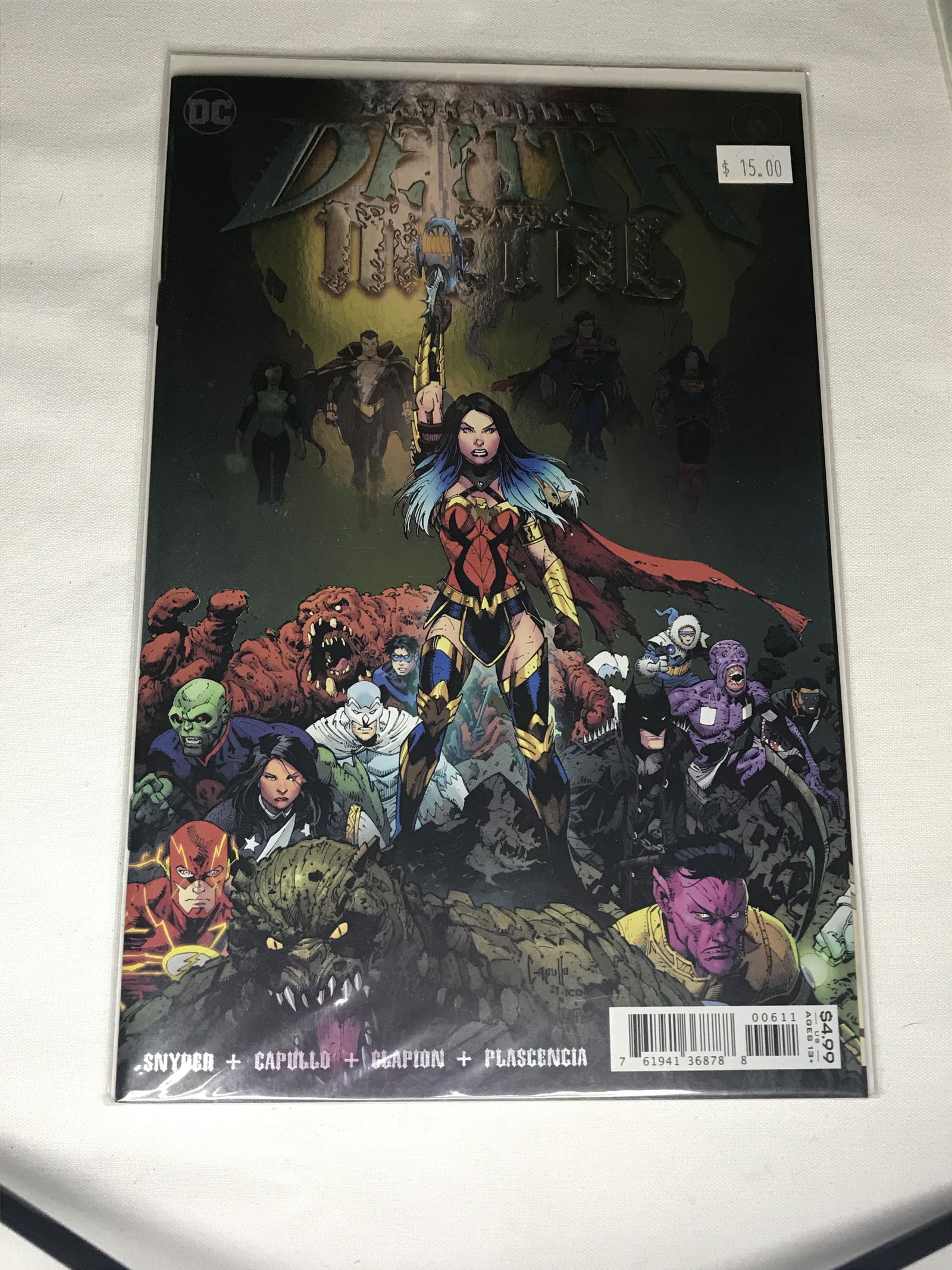 DC Dark Nights Death Metal comic book (1 of 1)