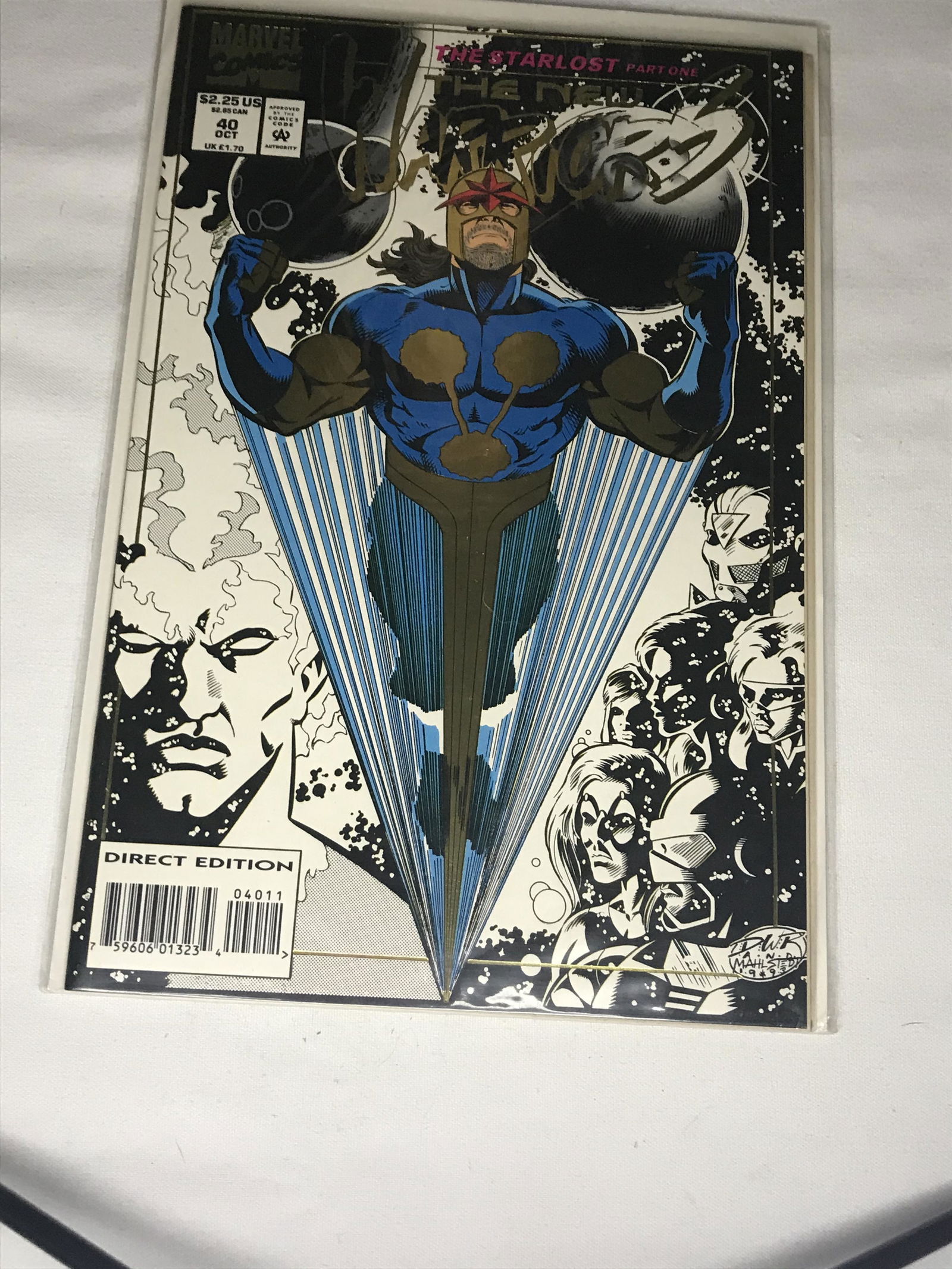 Marvel The New Warriors comic book (1 of 1)