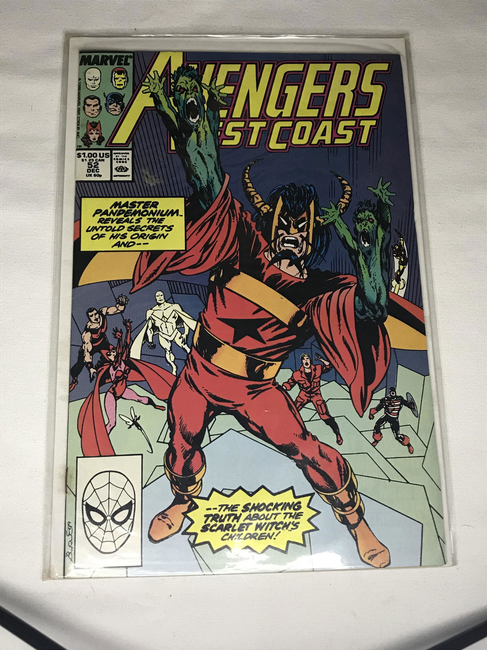 Marvel The West Coast Avengers comic book (1 of 1)