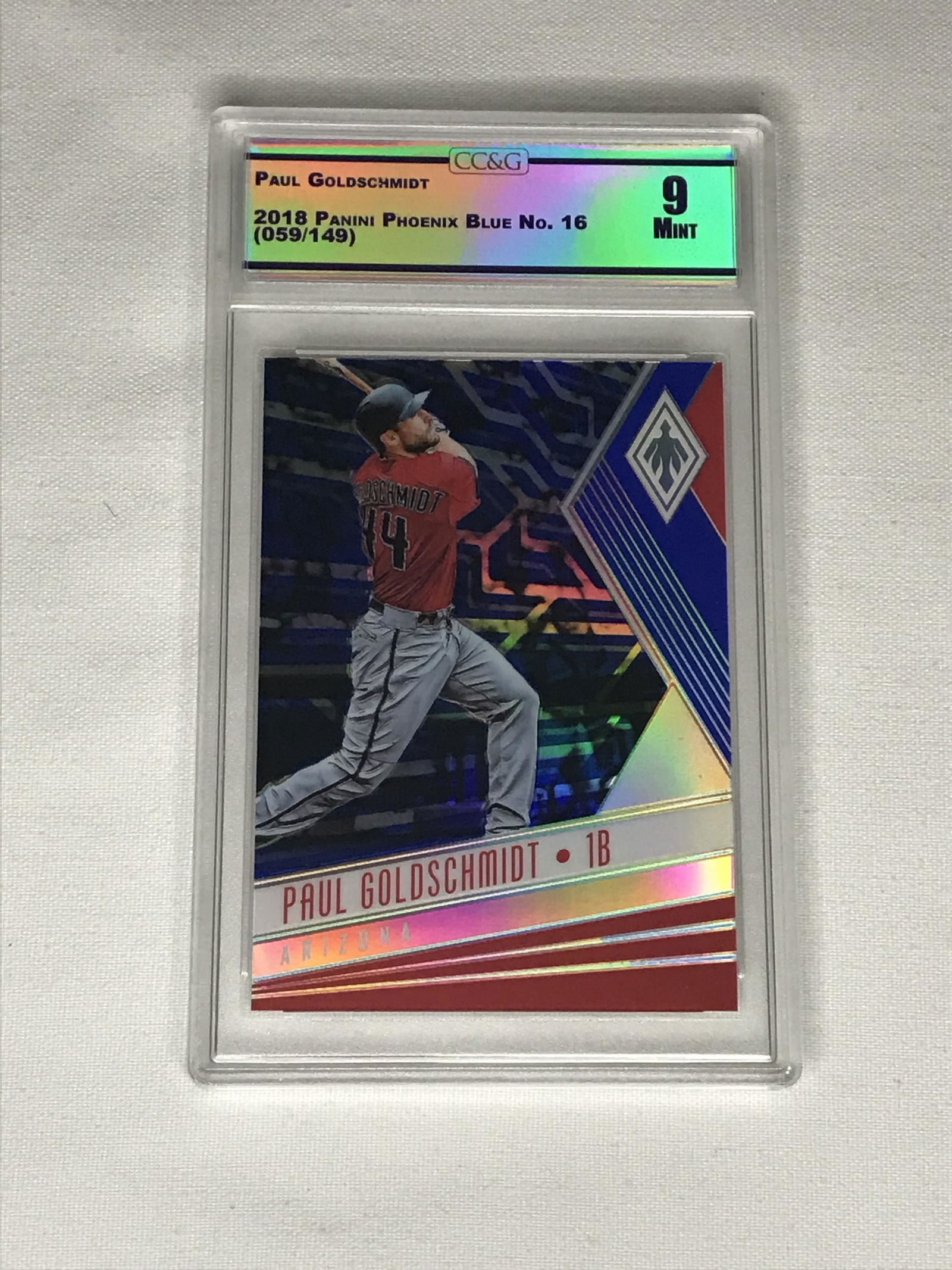 Paul Goldscmidt Panini Pheonix Blue (059/149) CC&G 9: Paul Goldscmidt Panini Pheonix Blue (059/149) CC&G 9