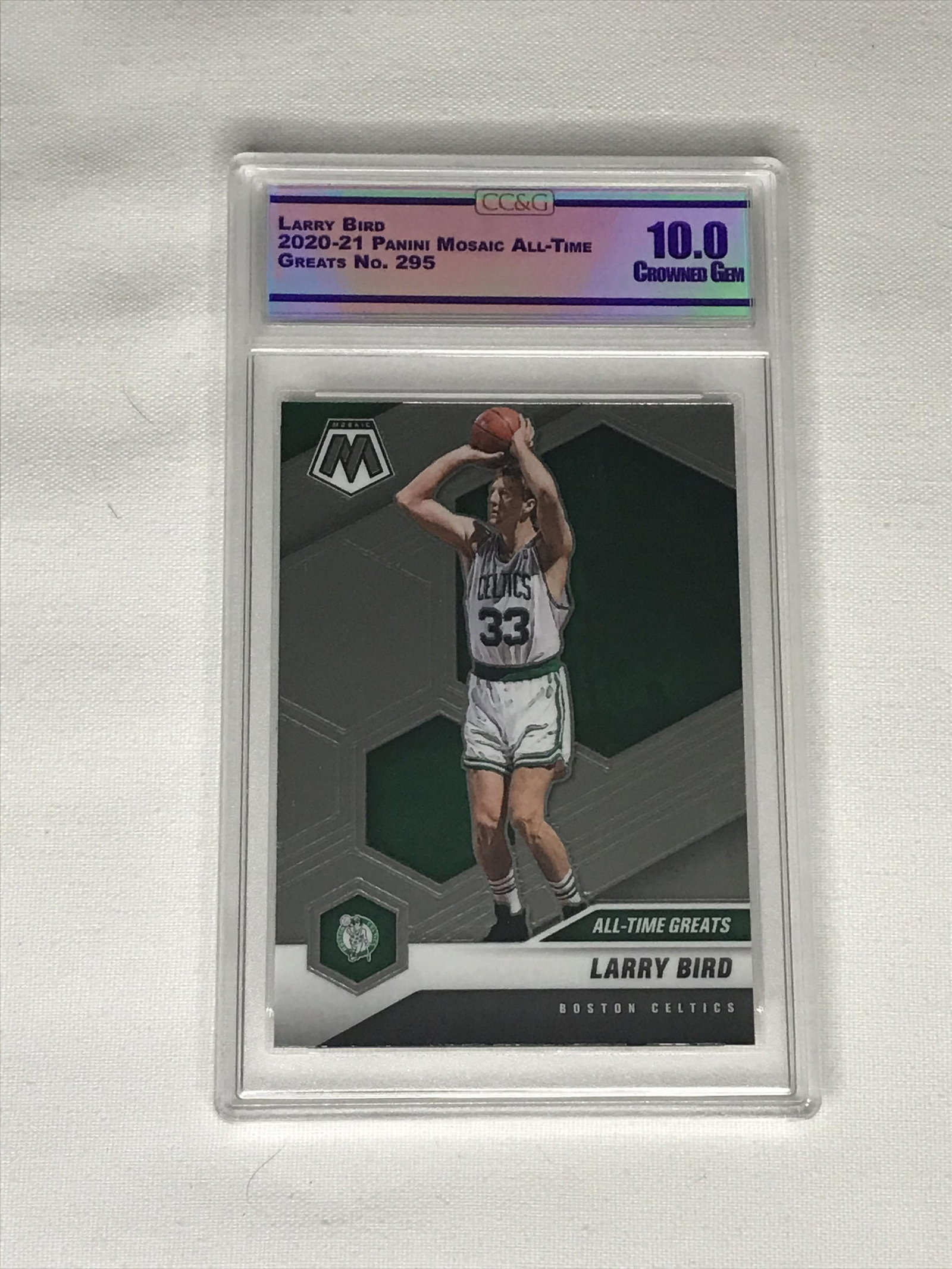 Larry Bird Panini Mosaic All-Time Greats CC&G 10 (1 of 1)