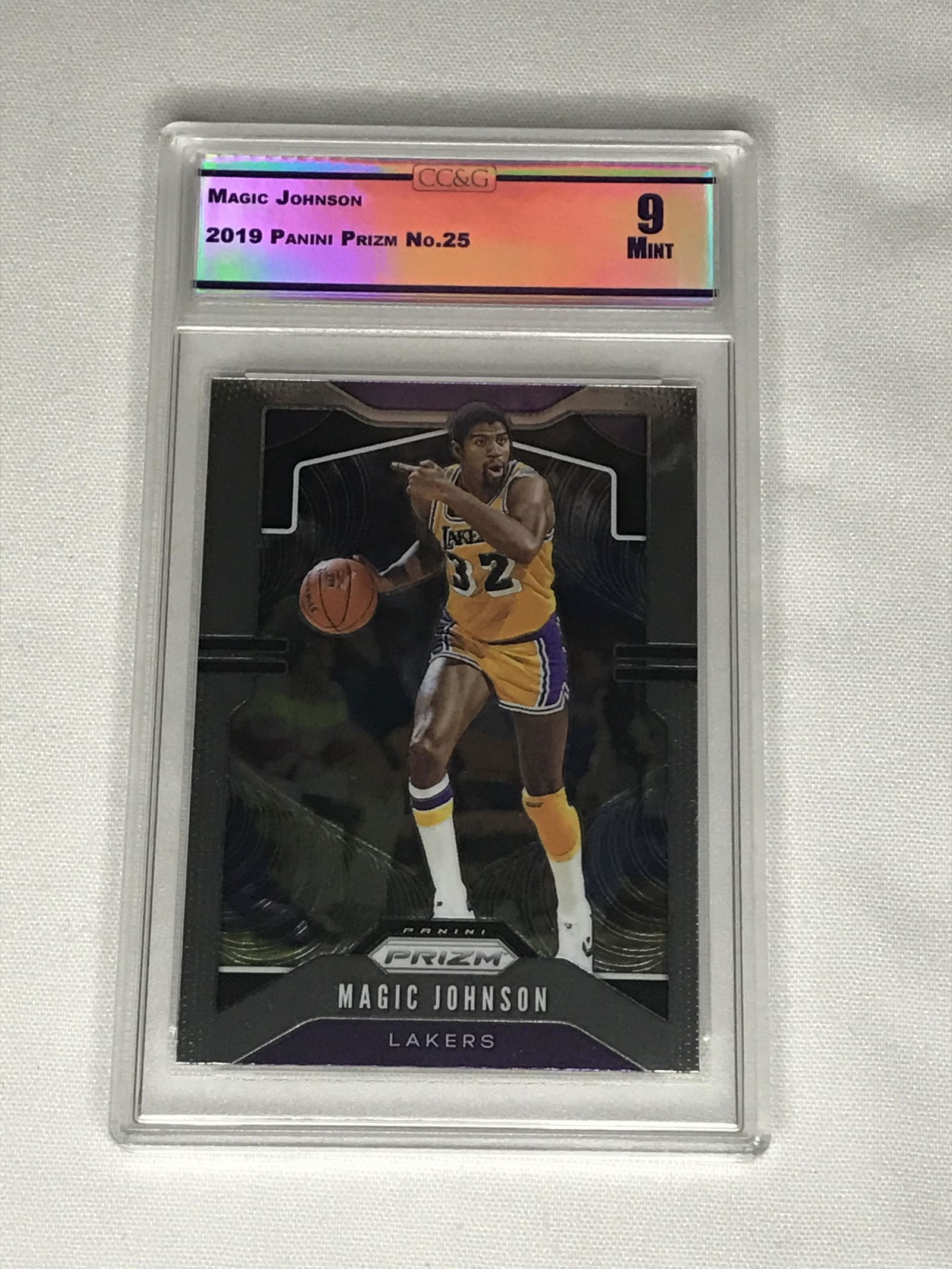Magic Johnson Panini Prizm CC&G 9 (1 of 1)
