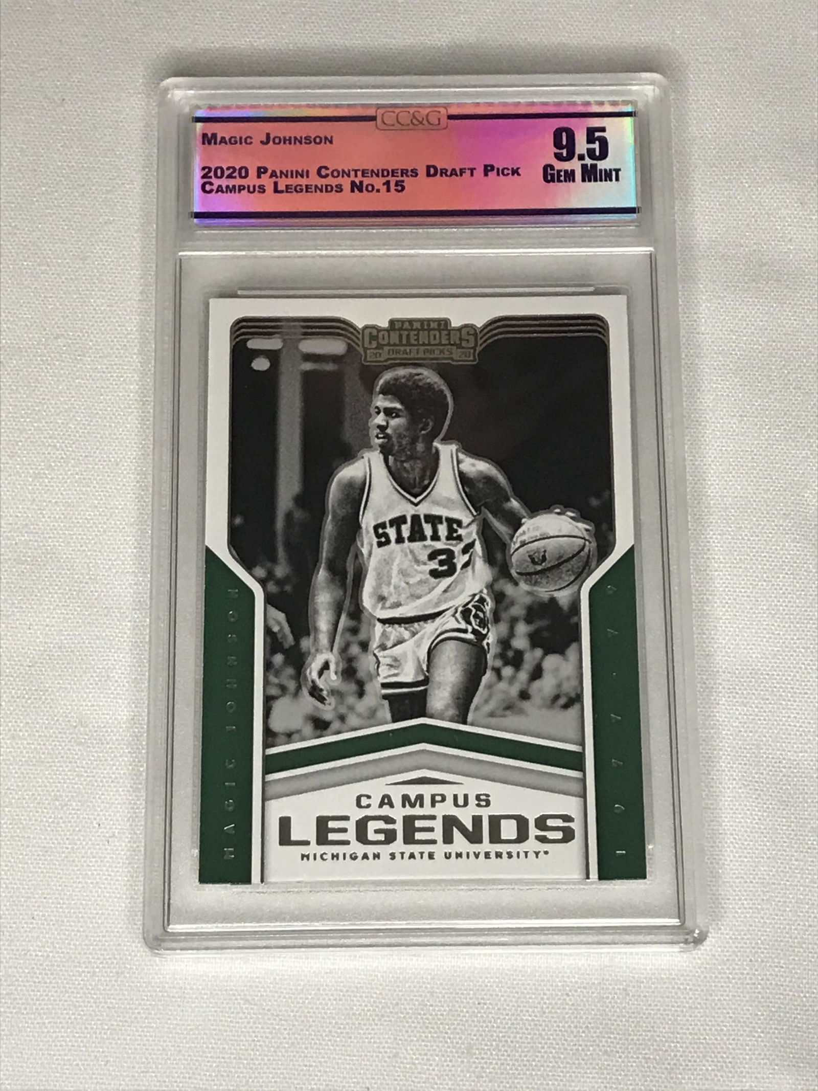 Magic Johnson Panini Contenders CC&G 9.5 (1 of 1)