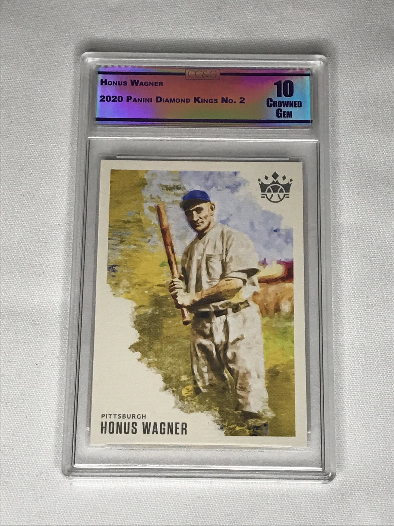 Honus Wagner Panini Diamond Kings CC&G 10: Honus Wagner Panini Diamond Kings CC&G 10