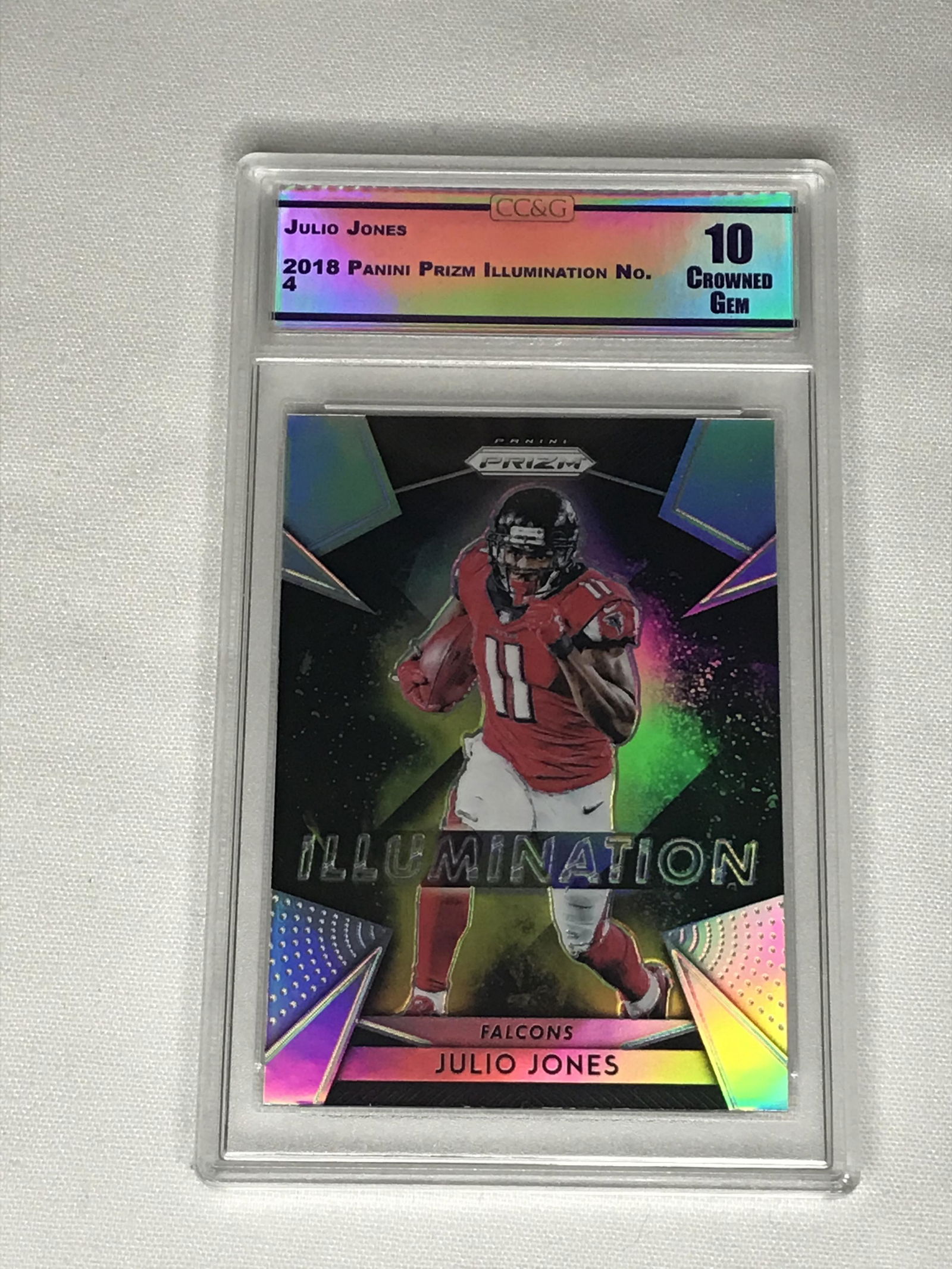 Julio Jones Panini Prizm Illumination Silver CC&G 10 (1 of 1)