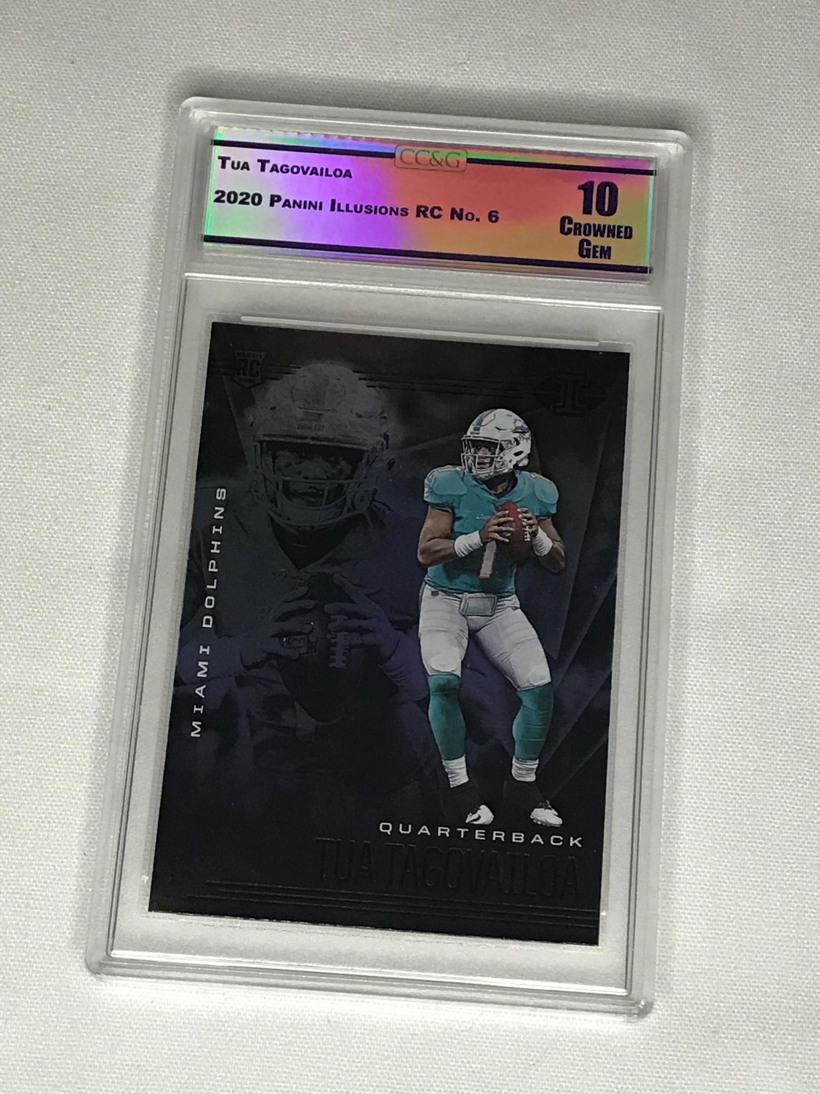 Tua Tagovailoa Panini Illusions Rookie CC&G 10 (1 of 1)